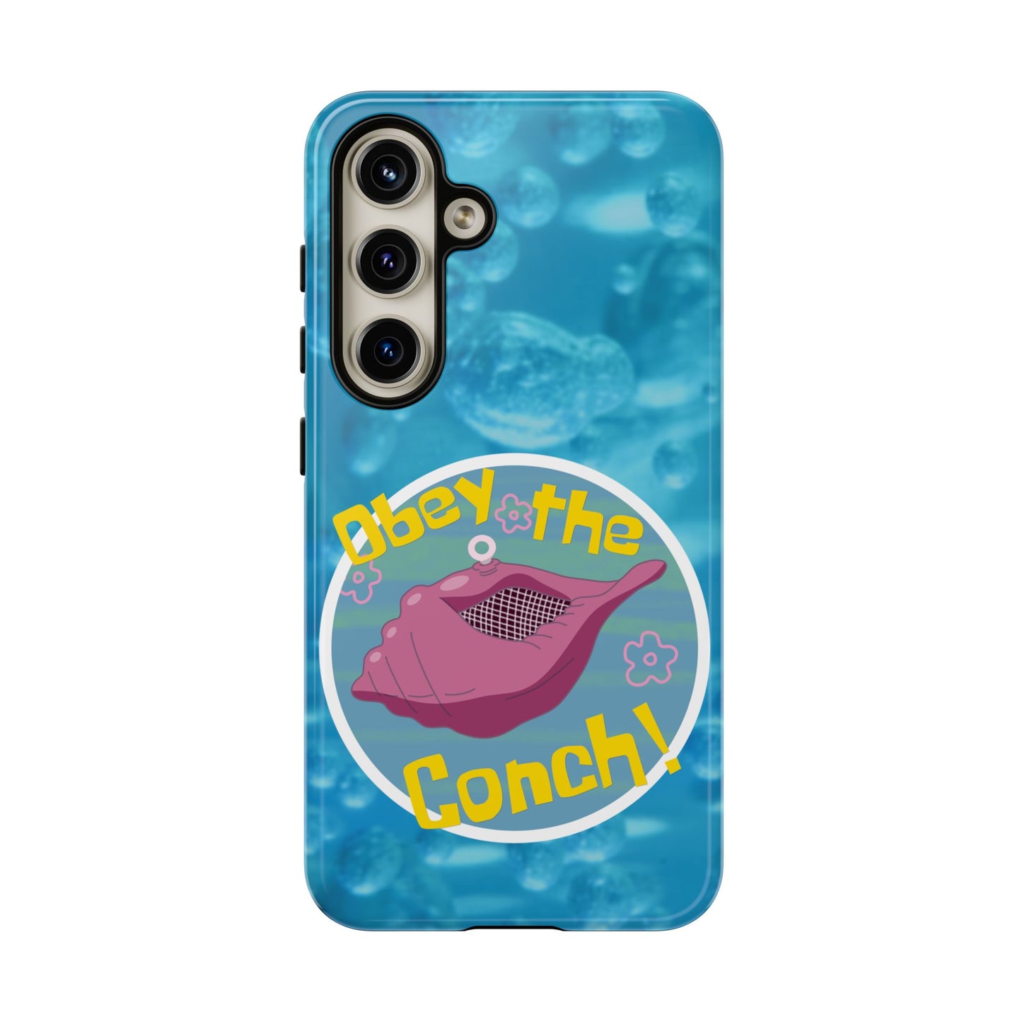 Phone Cases - Obey the Conch, Spongebob Design