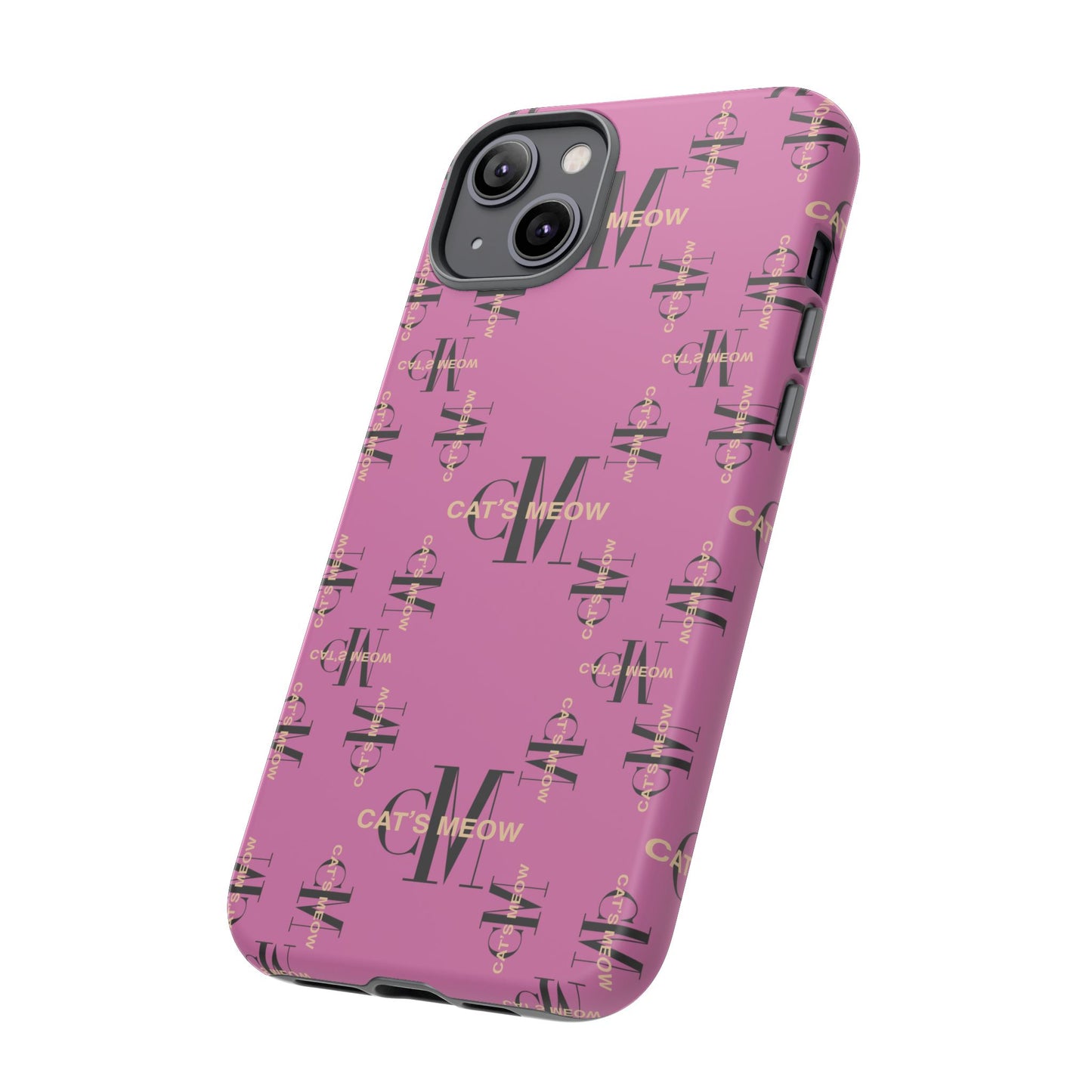 Phone Cases - Cat's Meow Logo Pattern Tough Cases