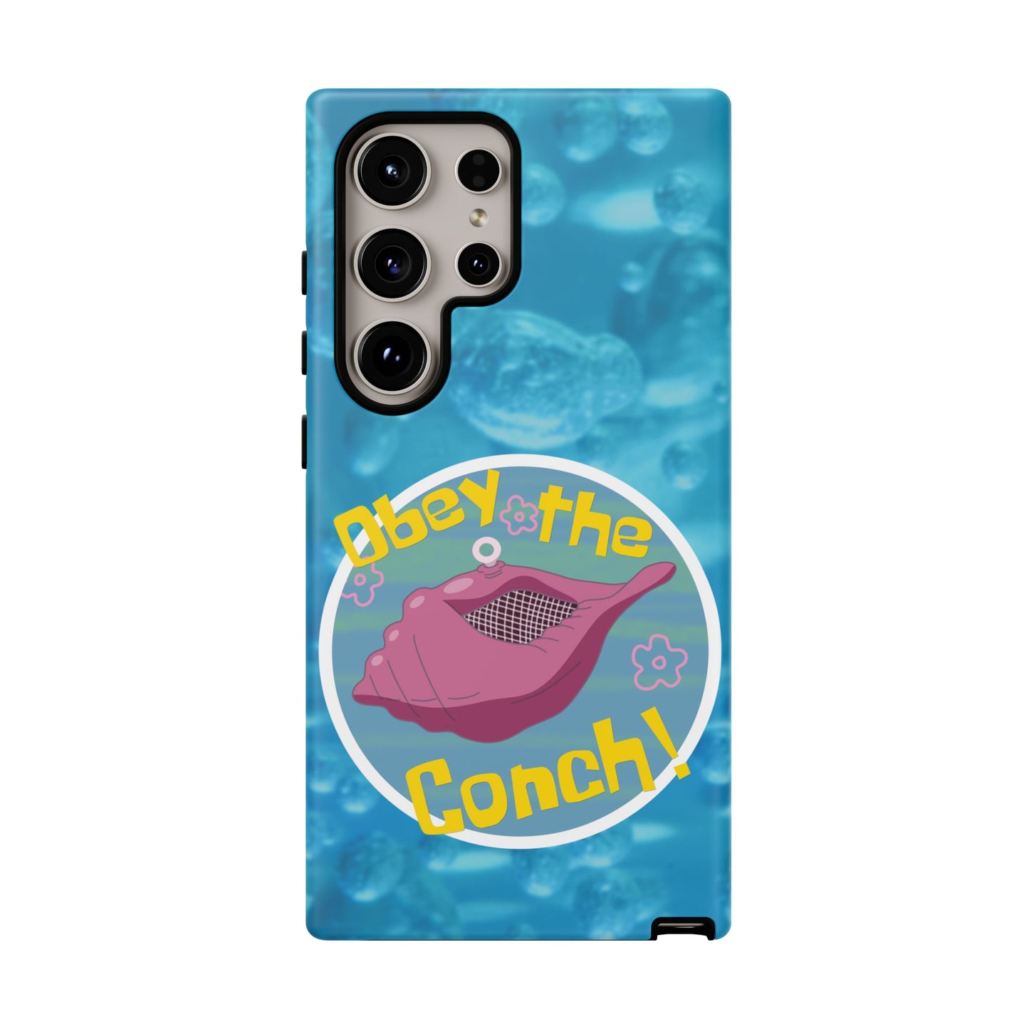 Phone Cases - Obey the Conch, Spongebob Design