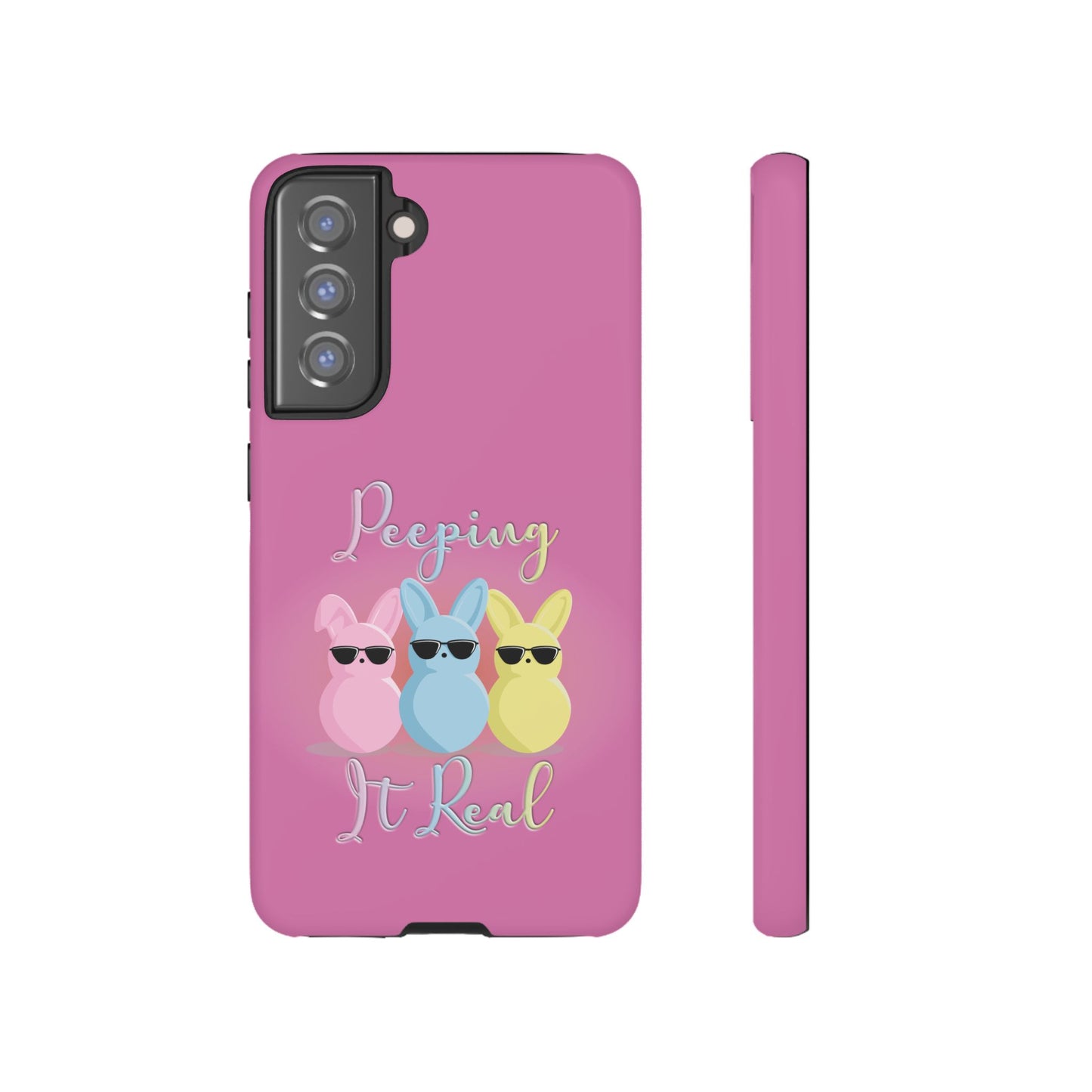 Phone Case - Peeping It Real Bunny Design for Easter & Spring