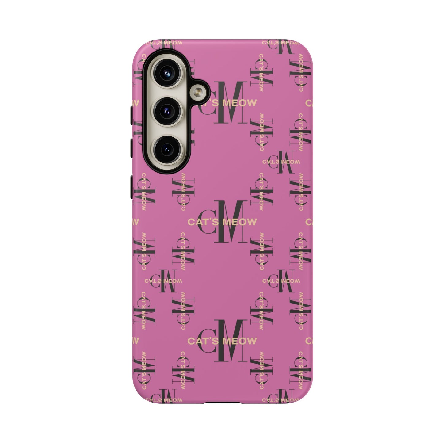 Phone Cases - Cat's Meow Logo Pattern Tough Cases