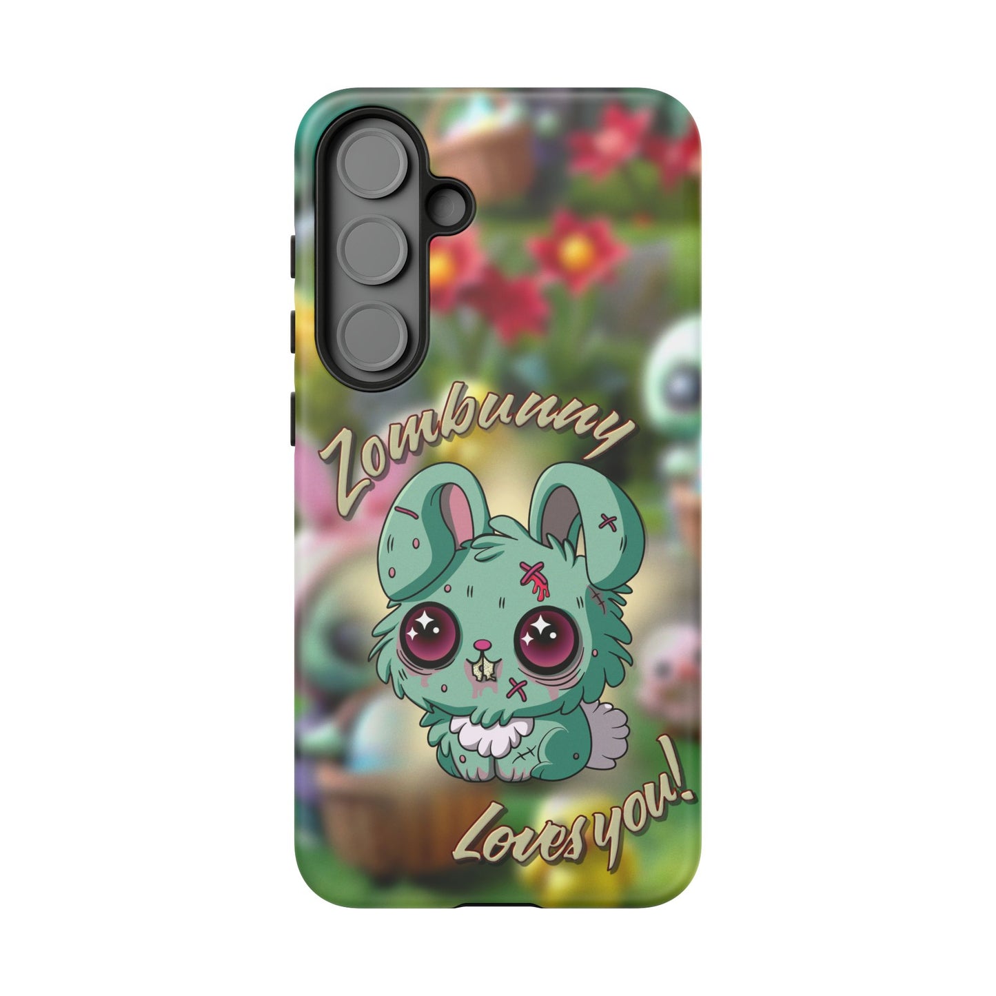 Phone Case - Cute Zombie Bunny - Zombunny Loves You