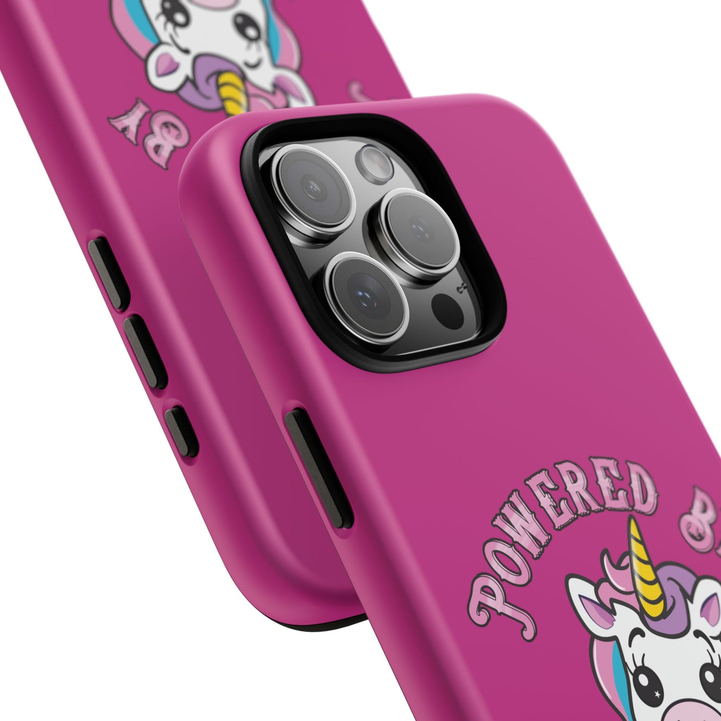 Phone Case - Powered by Unicorns and Chocolate