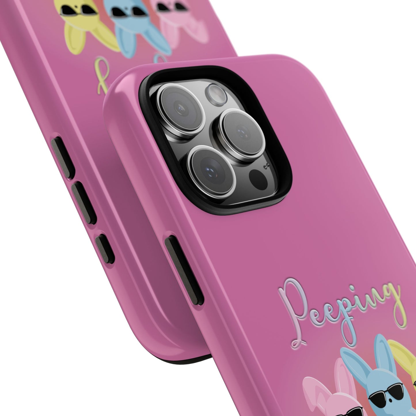 Phone Case - Peeping It Real Bunny Design for Easter & Spring