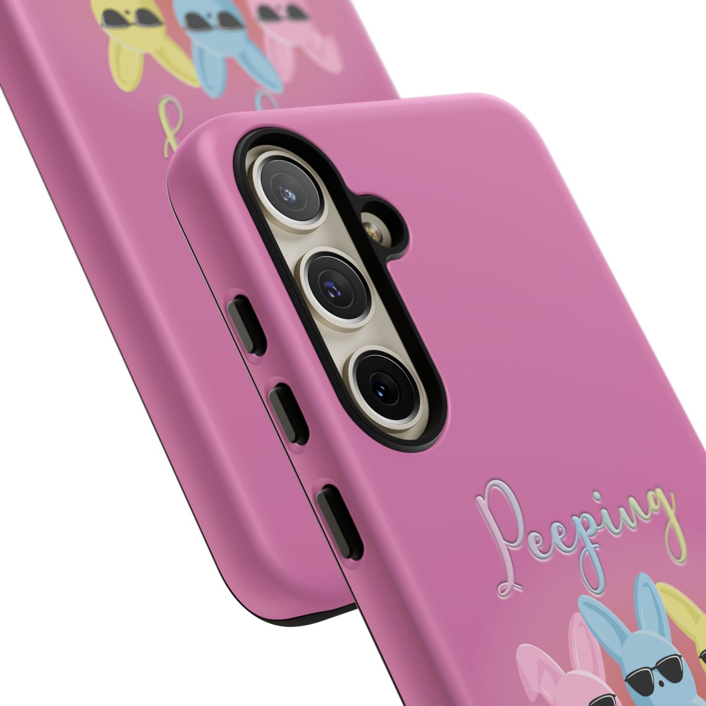 Phone Case - Peeping It Real Bunny Design for Easter & Spring