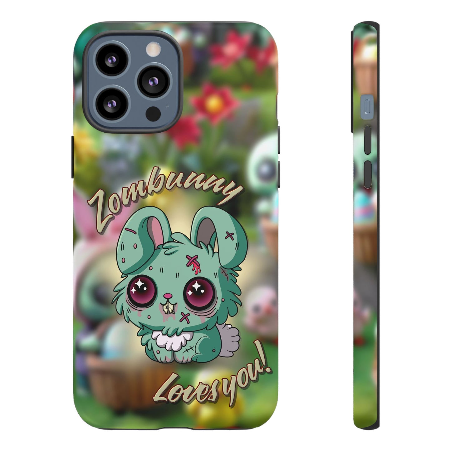 Phone Case - Cute Zombie Bunny - Zombunny Loves You