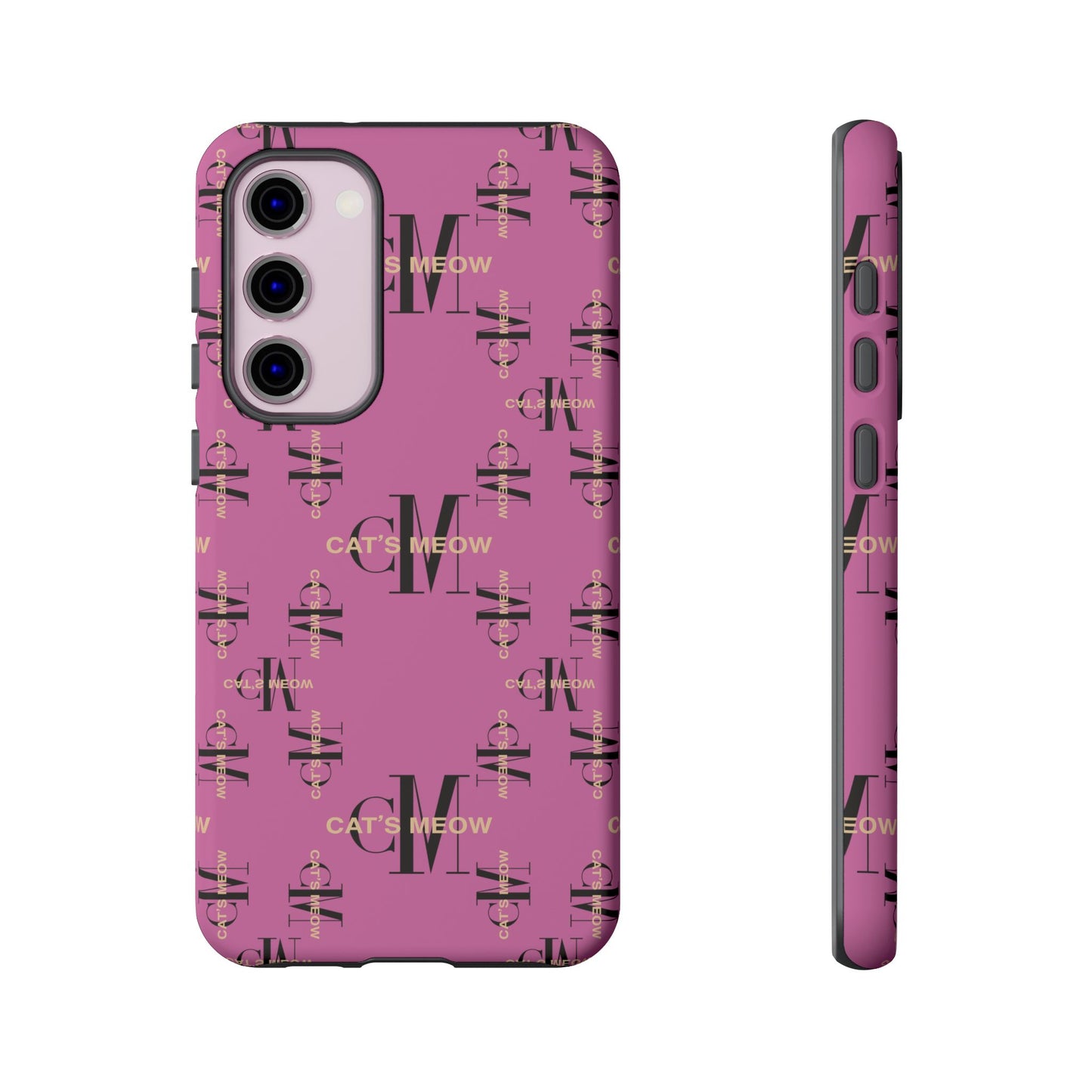 Phone Cases - Cat's Meow Logo Pattern Tough Cases