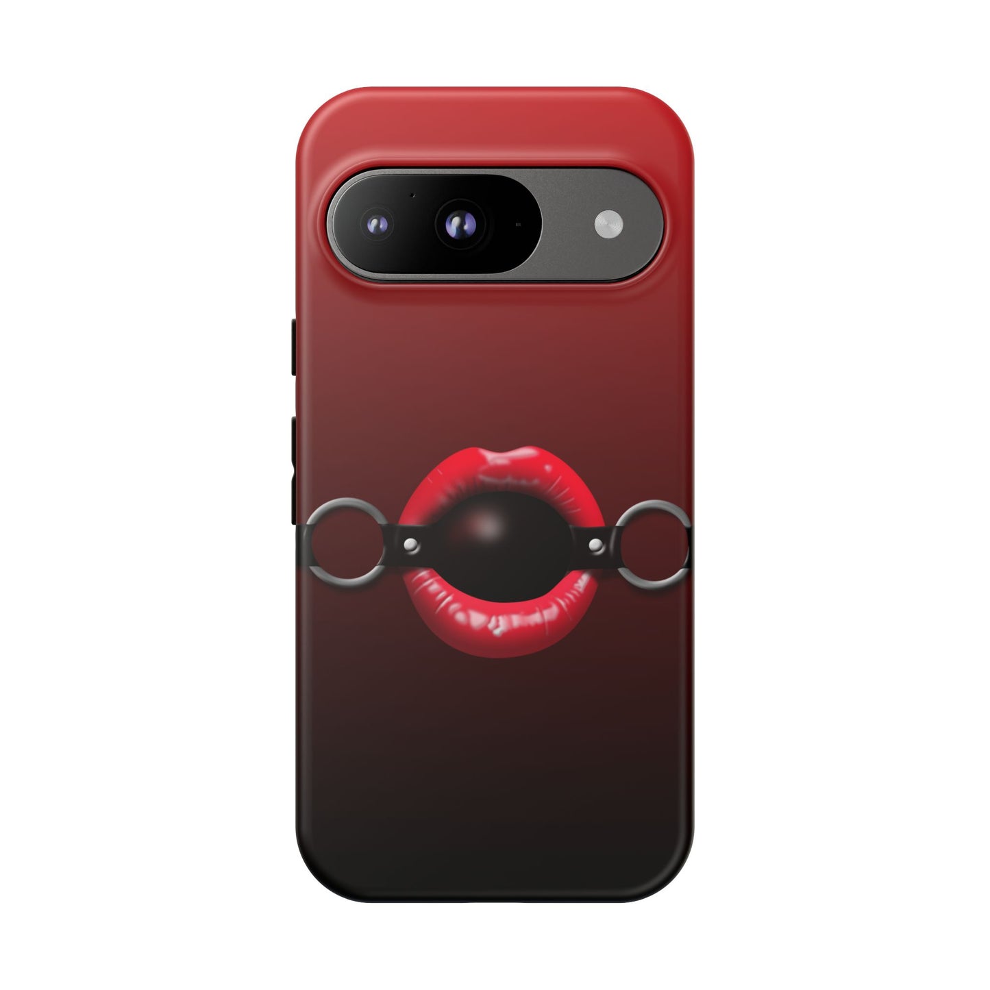 Phone Tough Case - Red Lips Gag Ball Design