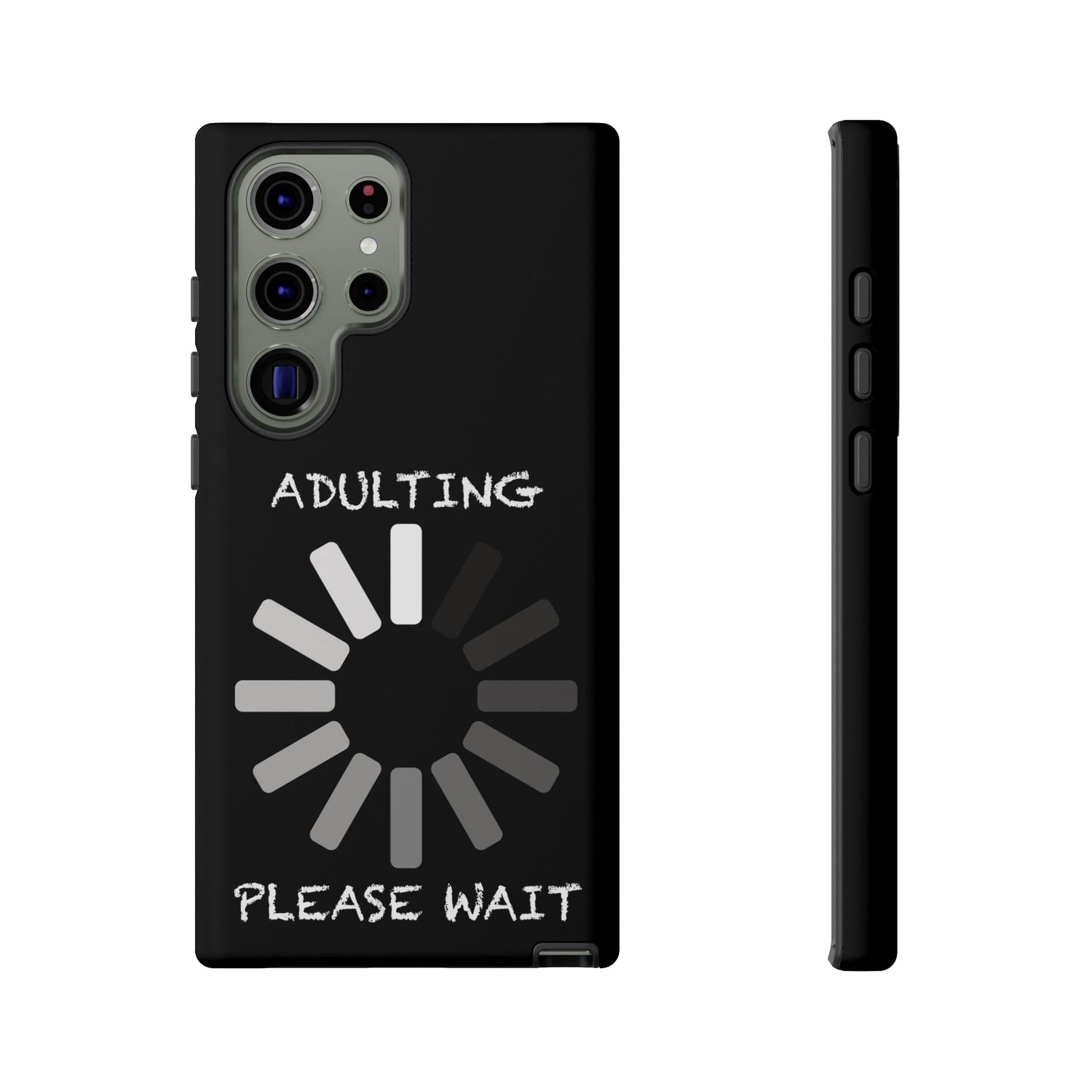 Phone Case - Adulting Please Wait Funny Tough Cases for Adults