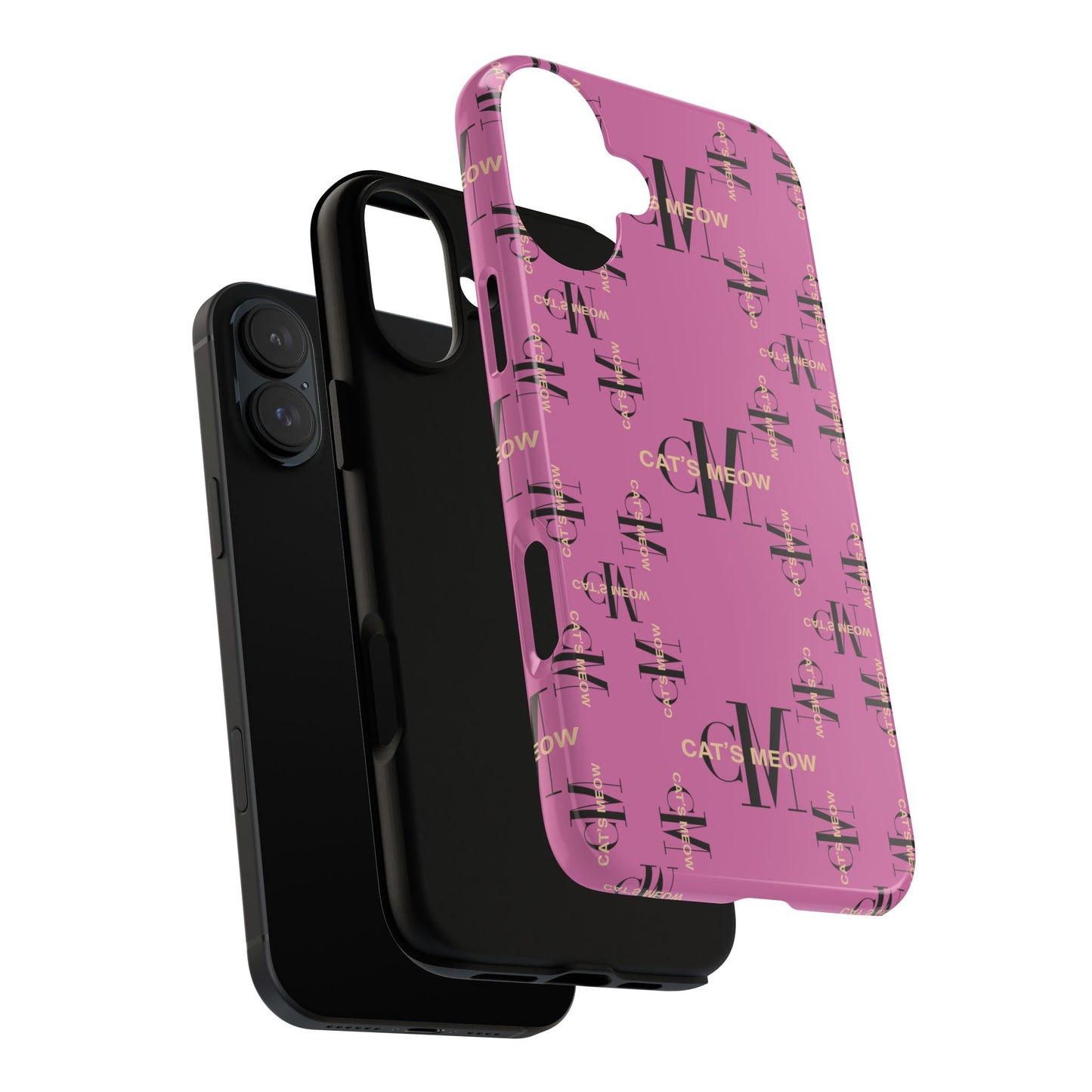 Phone Cases - Cat's Meow Logo Pattern Tough Cases