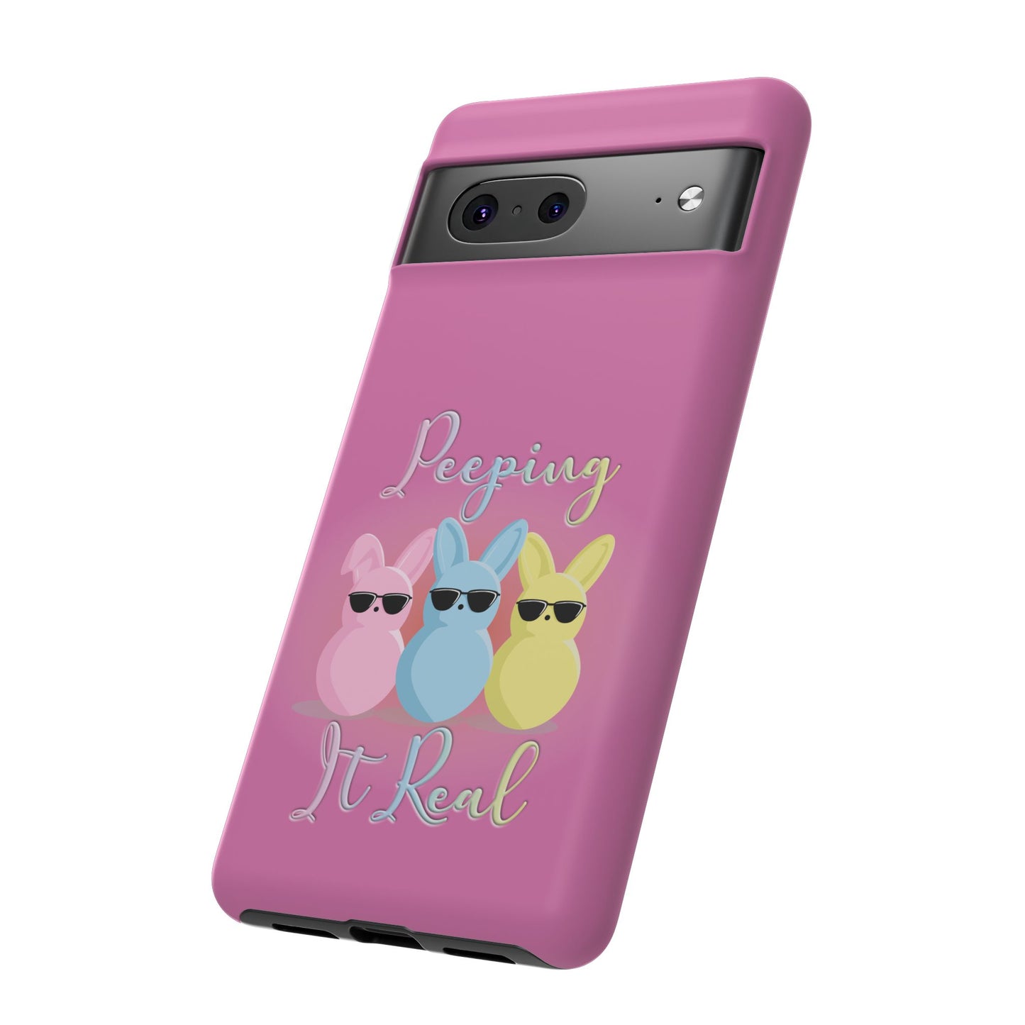 Phone Case - Peeping It Real Bunny Design for Easter & Spring