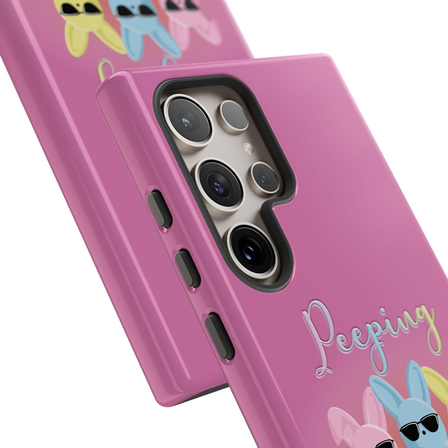 Phone Case - Peeping It Real Bunny Design for Easter & Spring