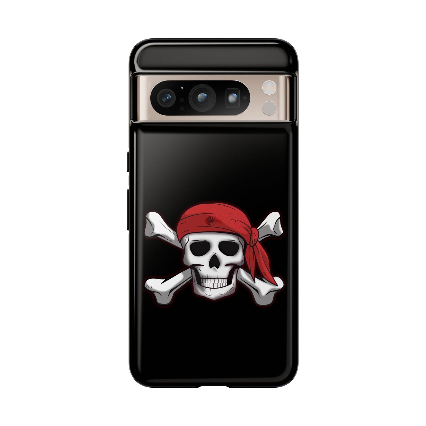 Pirate Skull and Crossbones with Jolly Roger Bandana - Tough Cases