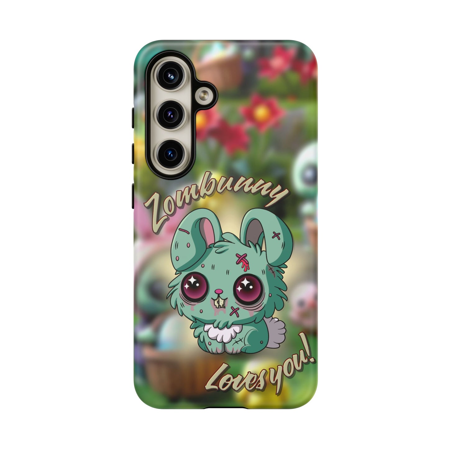 Phone Case - Cute Zombie Bunny - Zombunny Loves You