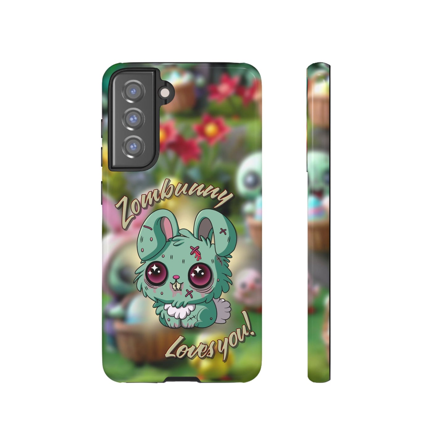 Phone Case - Cute Zombie Bunny - Zombunny Loves You