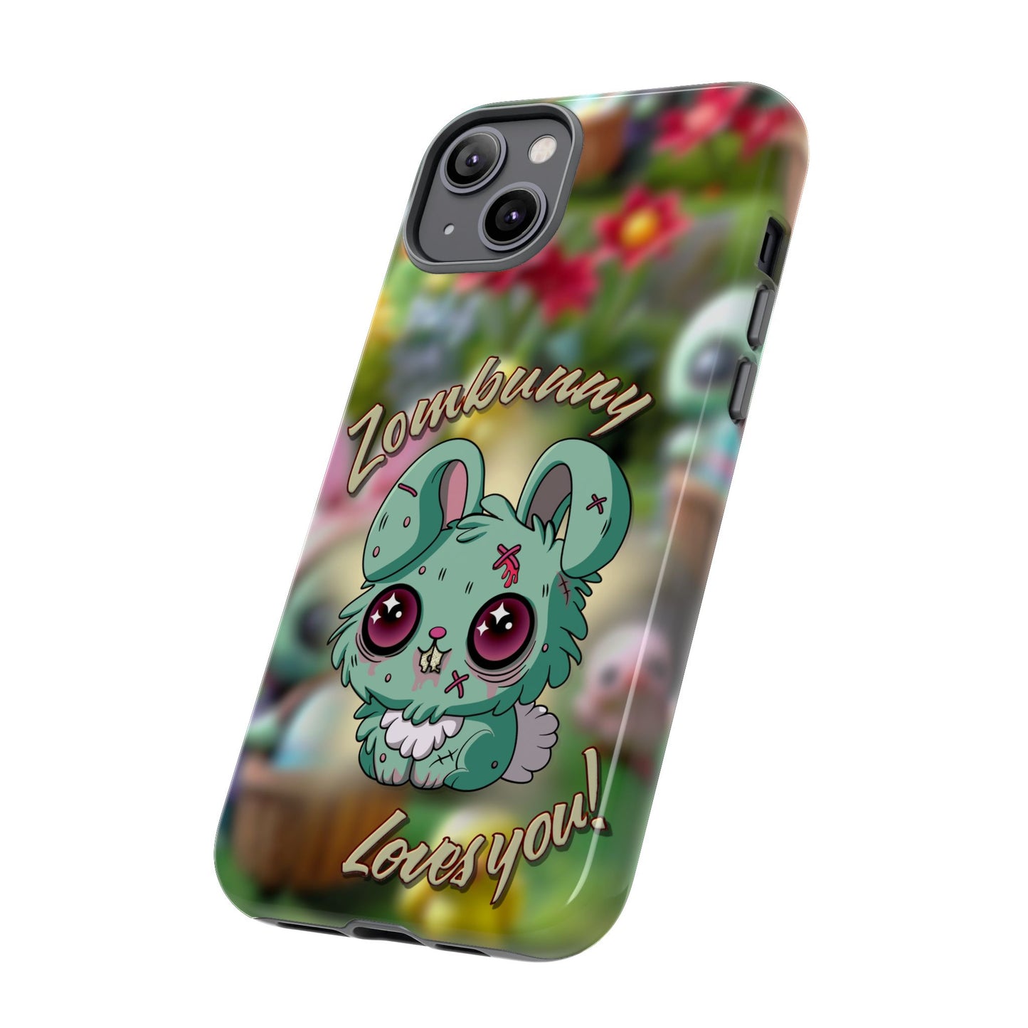 Phone Case - Cute Zombie Bunny - Zombunny Loves You