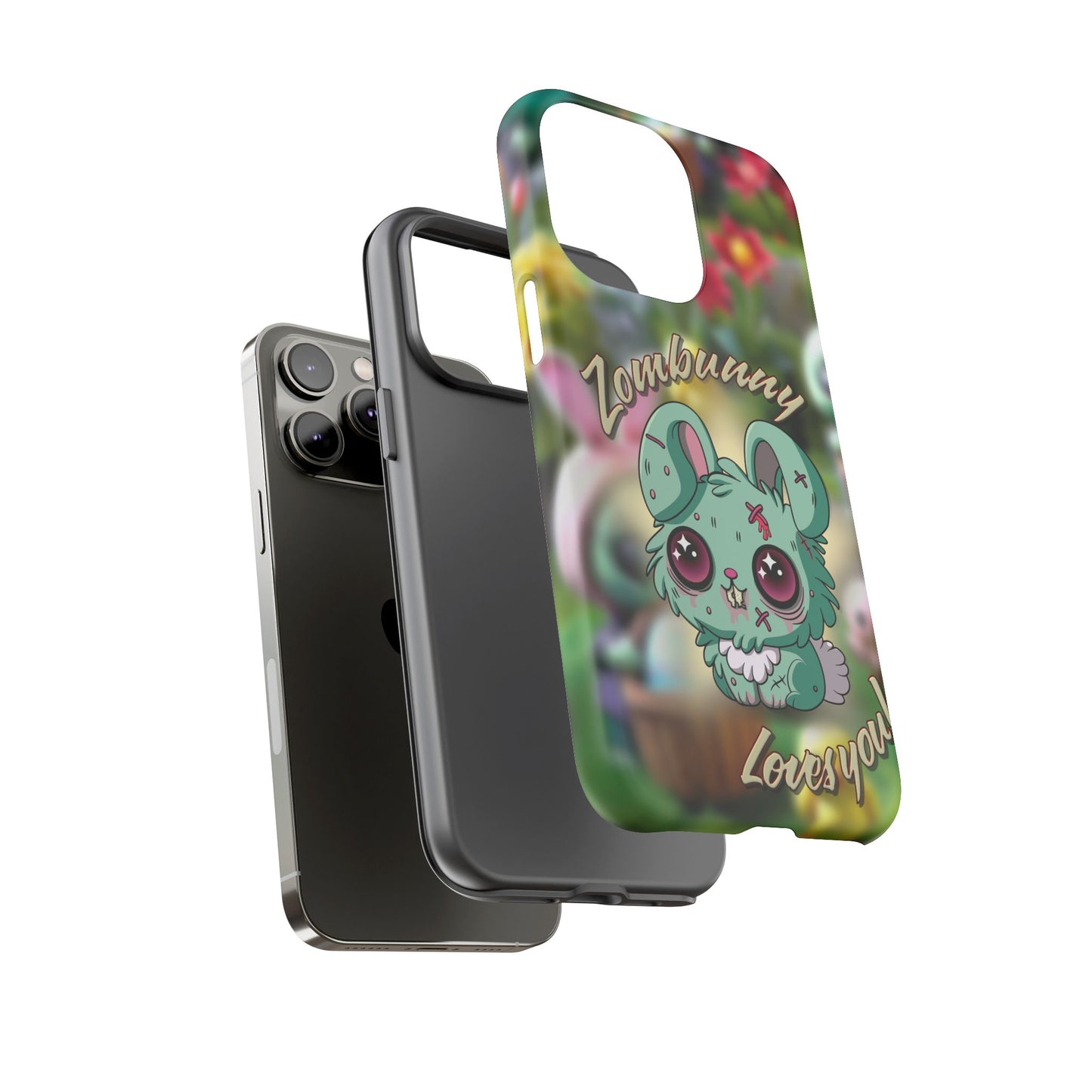 Phone Case - Cute Zombie Bunny - Zombunny Loves You