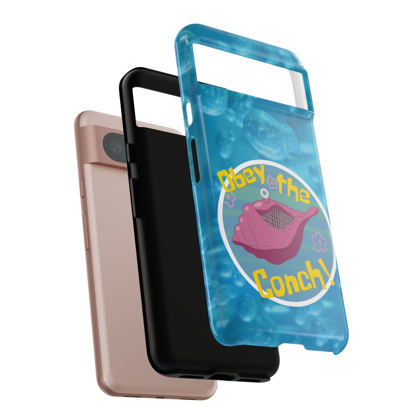 Phone Cases - Obey the Conch, Spongebob Design