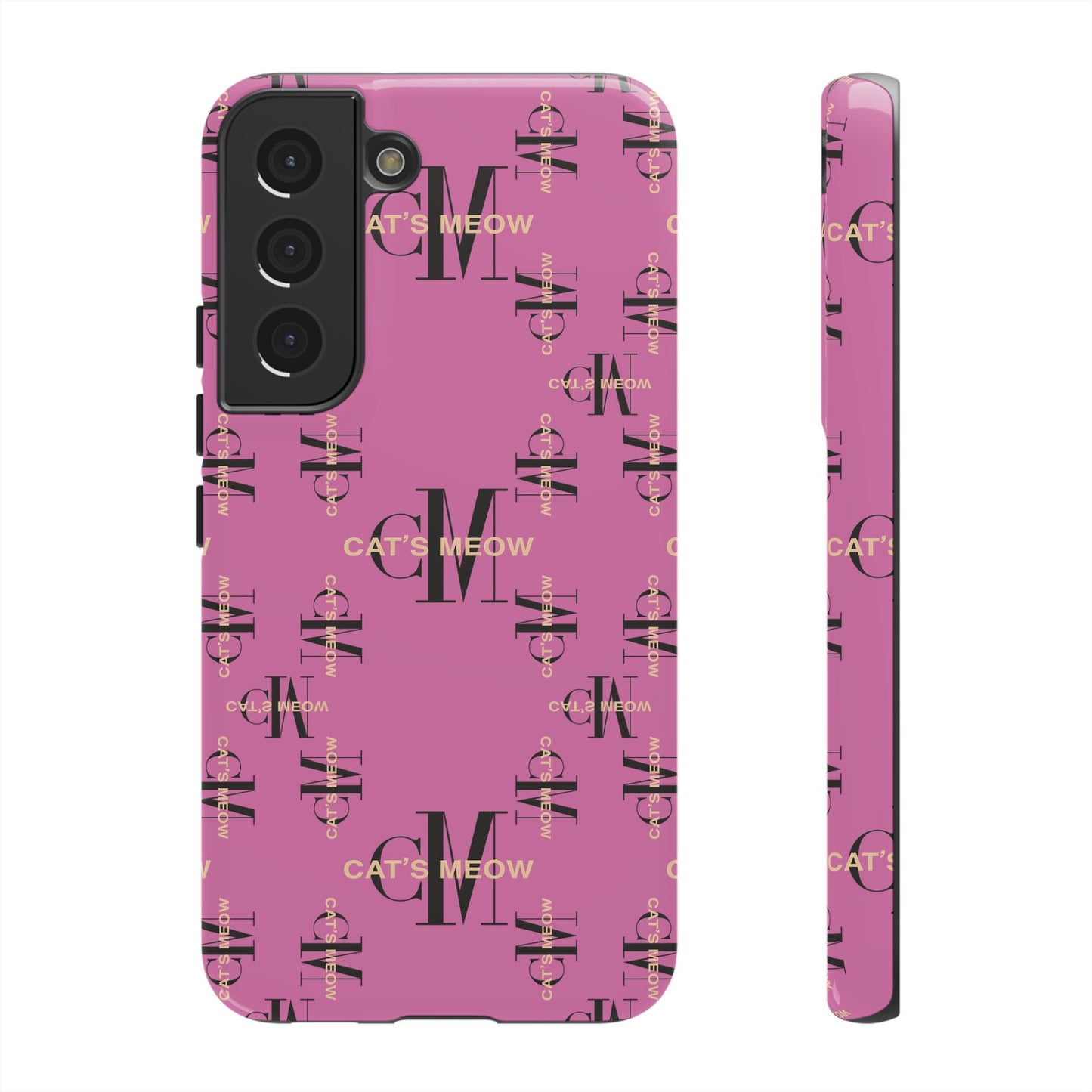 Phone Cases - Cat's Meow Logo Pattern Tough Cases