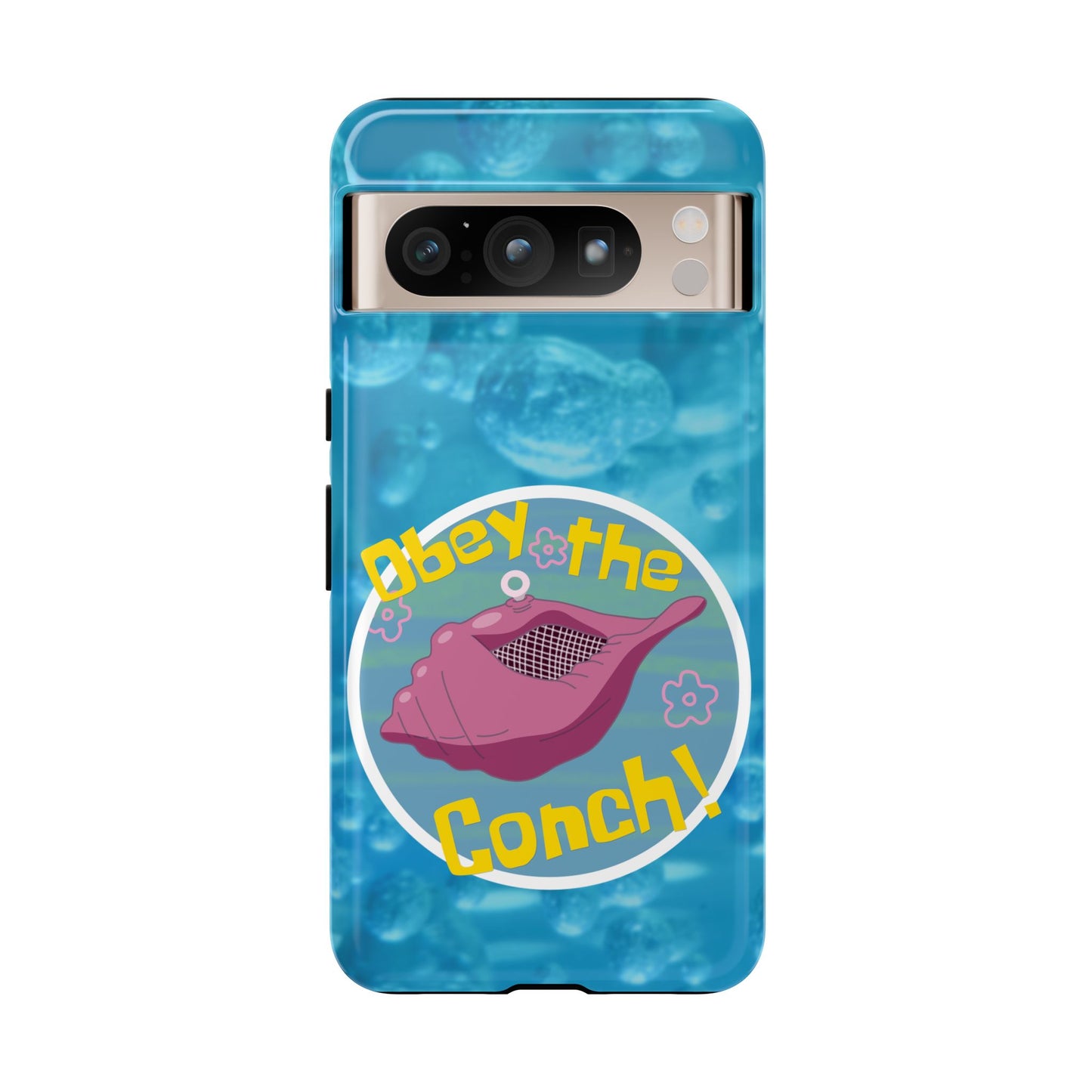 Phone Cases - Obey the Conch, Spongebob Design