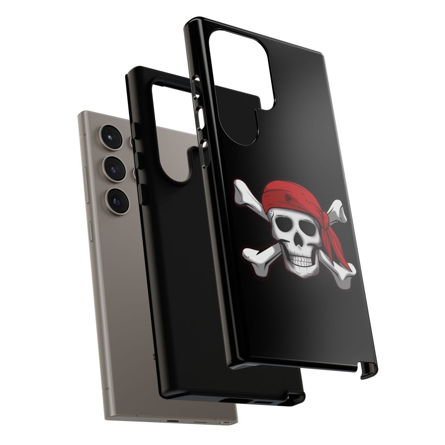 Pirate Skull and Crossbones with Jolly Roger Bandana - Tough Cases