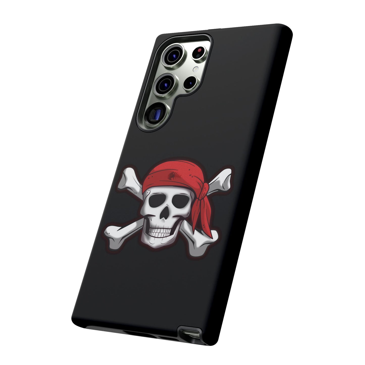 Pirate Skull and Crossbones with Jolly Roger Bandana - Tough Cases