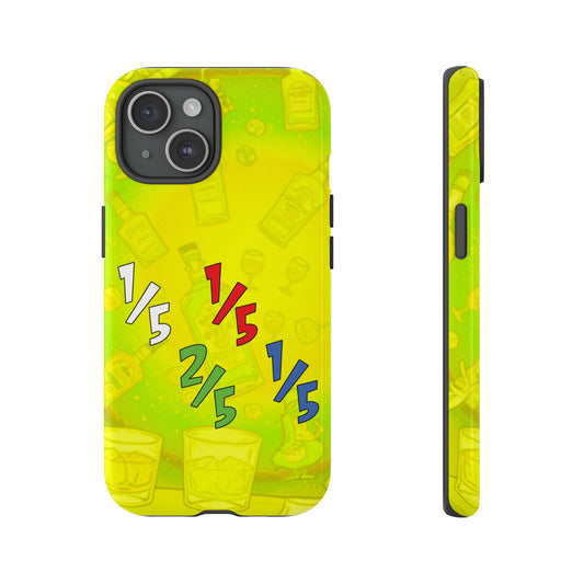 Colorful Tough Phone Case – 1/5, 2/5, red fifth, blue fifth Design