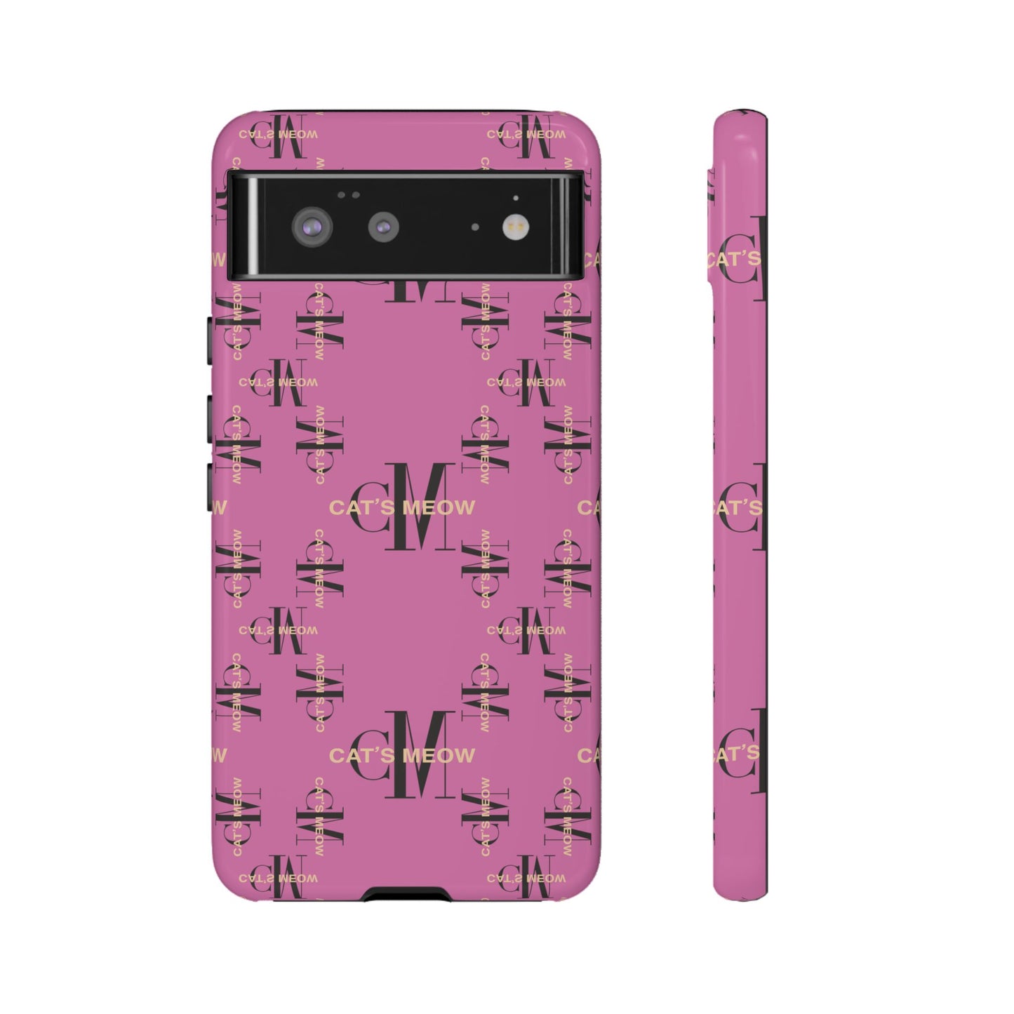 Phone Cases - Cat's Meow Logo Pattern Tough Cases