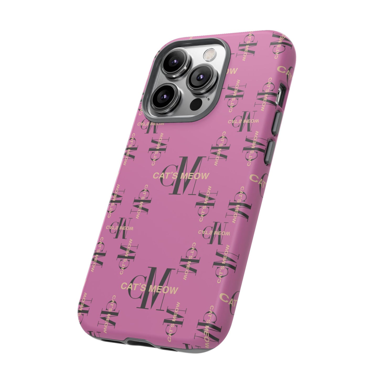 Phone Cases - Cat's Meow Logo Pattern Tough Cases