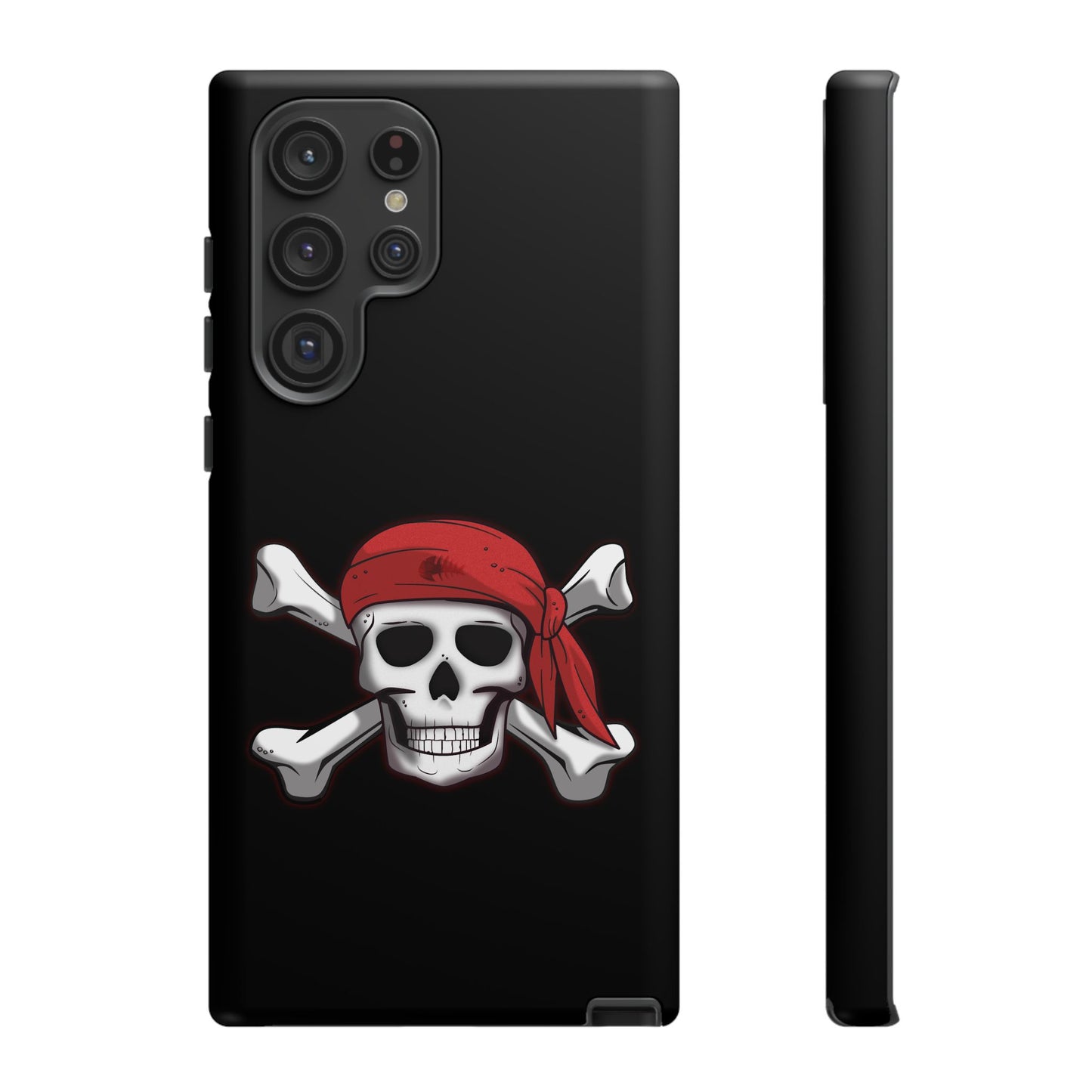 Pirate Skull and Crossbones with Jolly Roger Bandana - Tough Cases