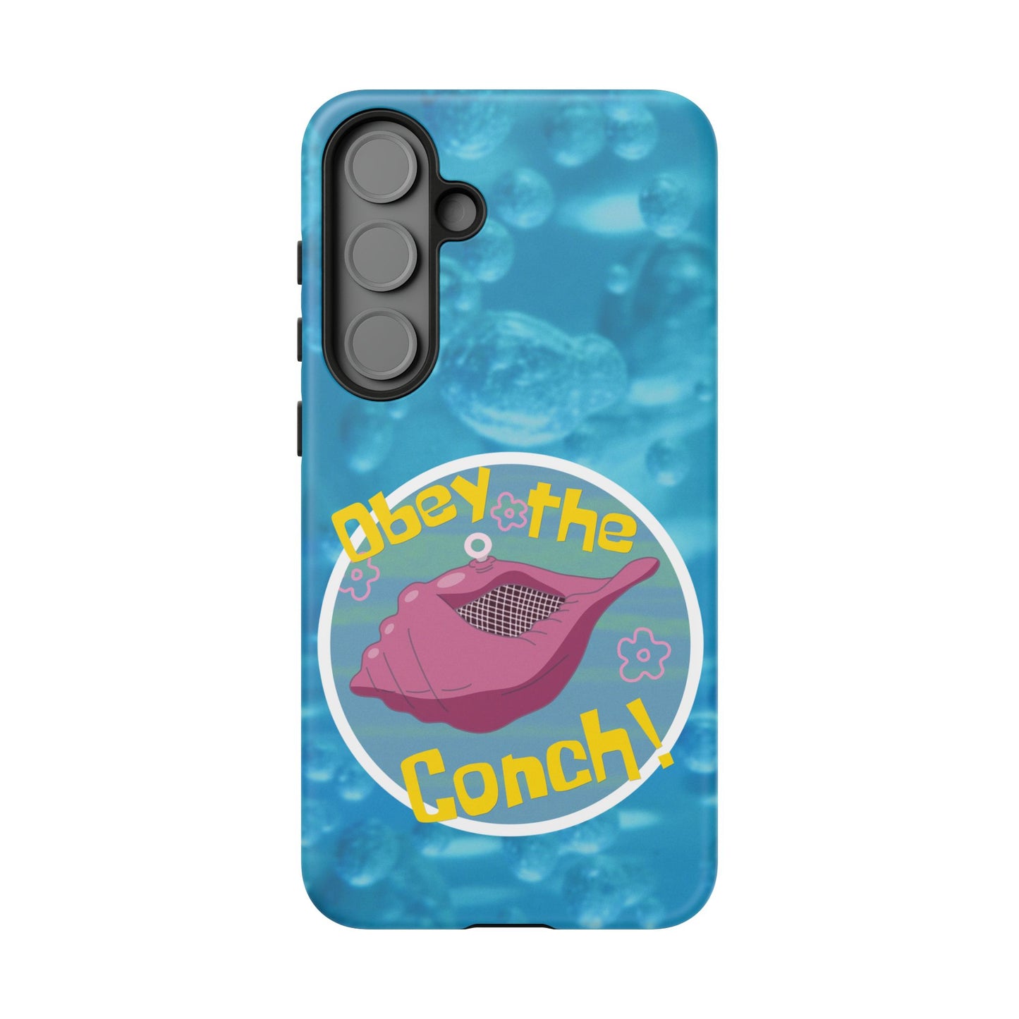 Phone Cases - Obey the Conch, Spongebob Design