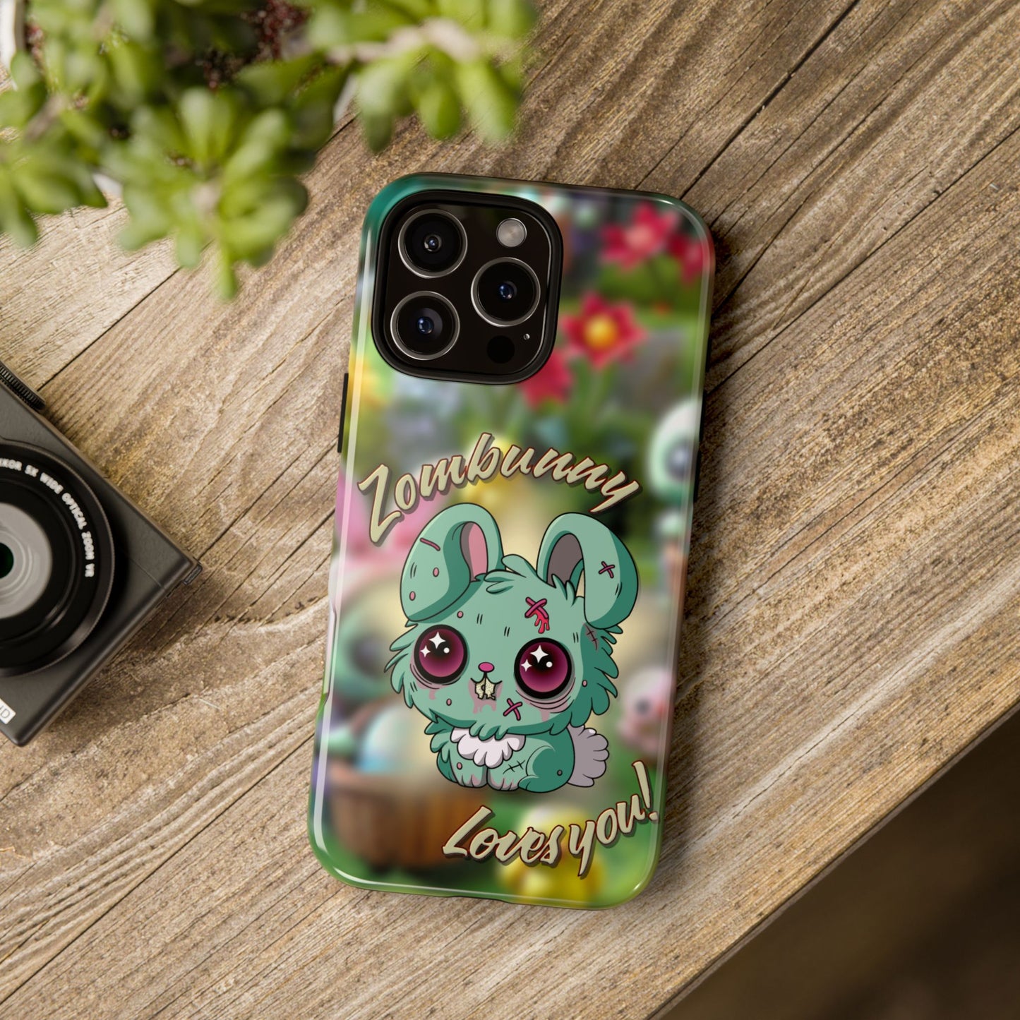 Phone Case - Cute Zombie Bunny - Zombunny Loves You