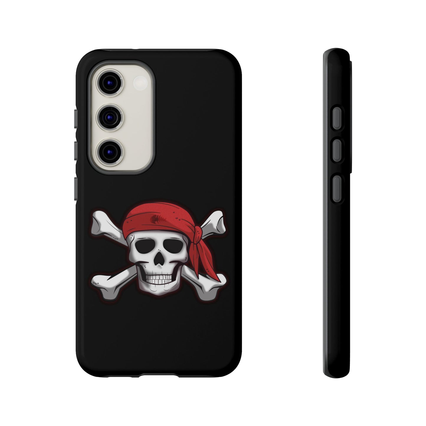 Pirate Skull and Crossbones with Jolly Roger Bandana - Tough Cases