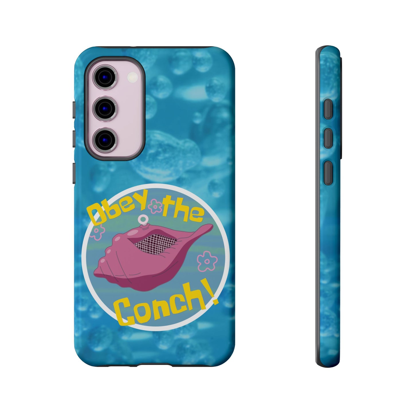 Phone Cases - Obey the Conch, Spongebob Design