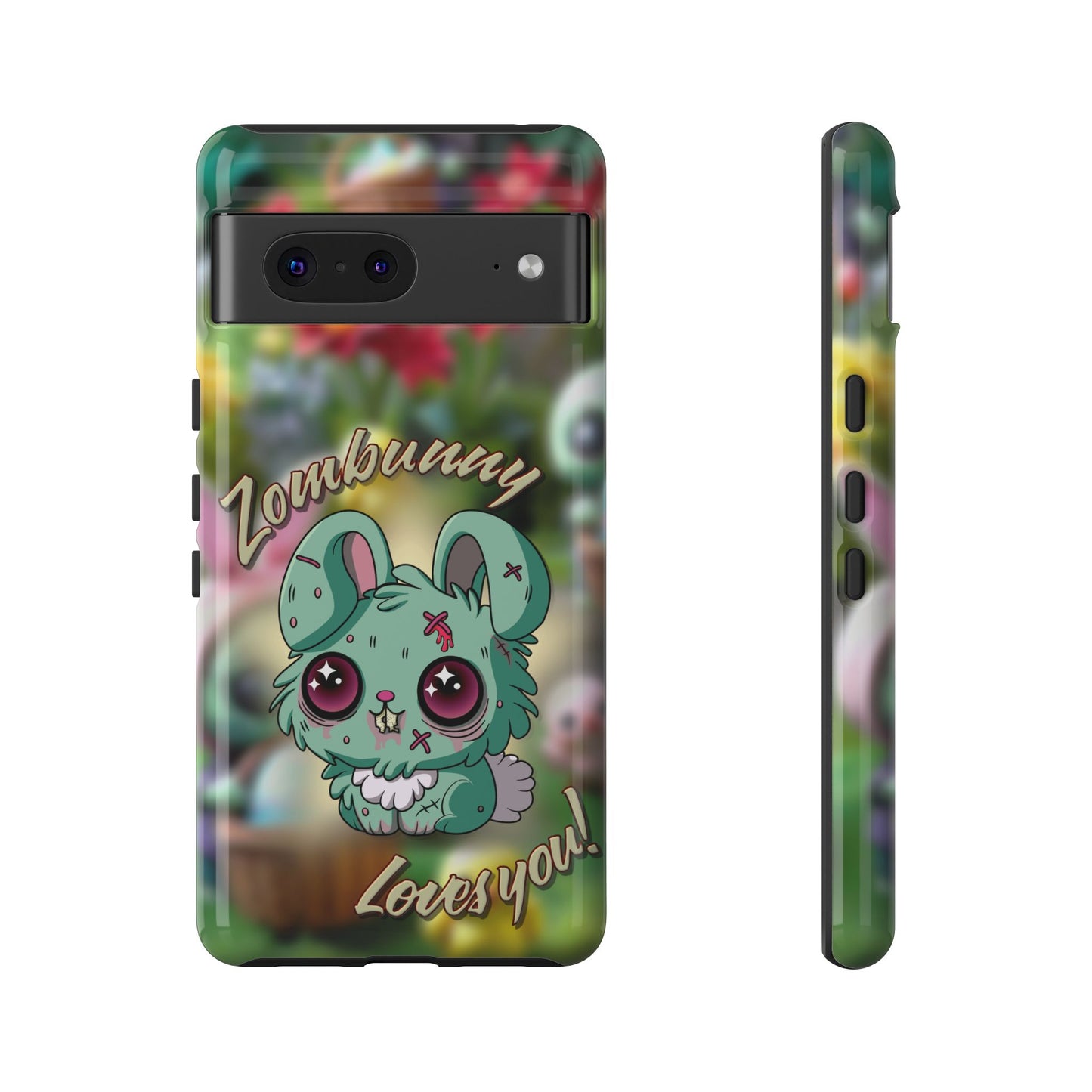 Phone Case - Cute Zombie Bunny - Zombunny Loves You