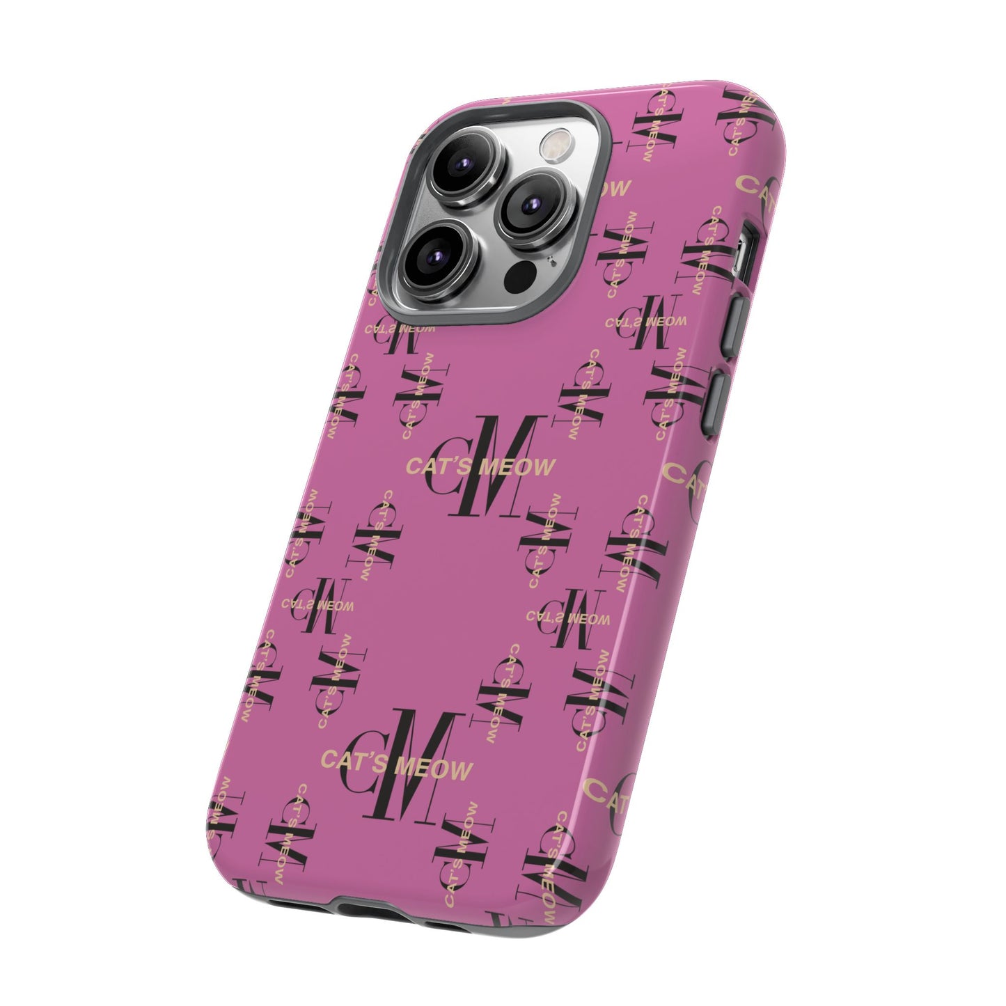 Phone Cases - Cat's Meow Logo Pattern Tough Cases