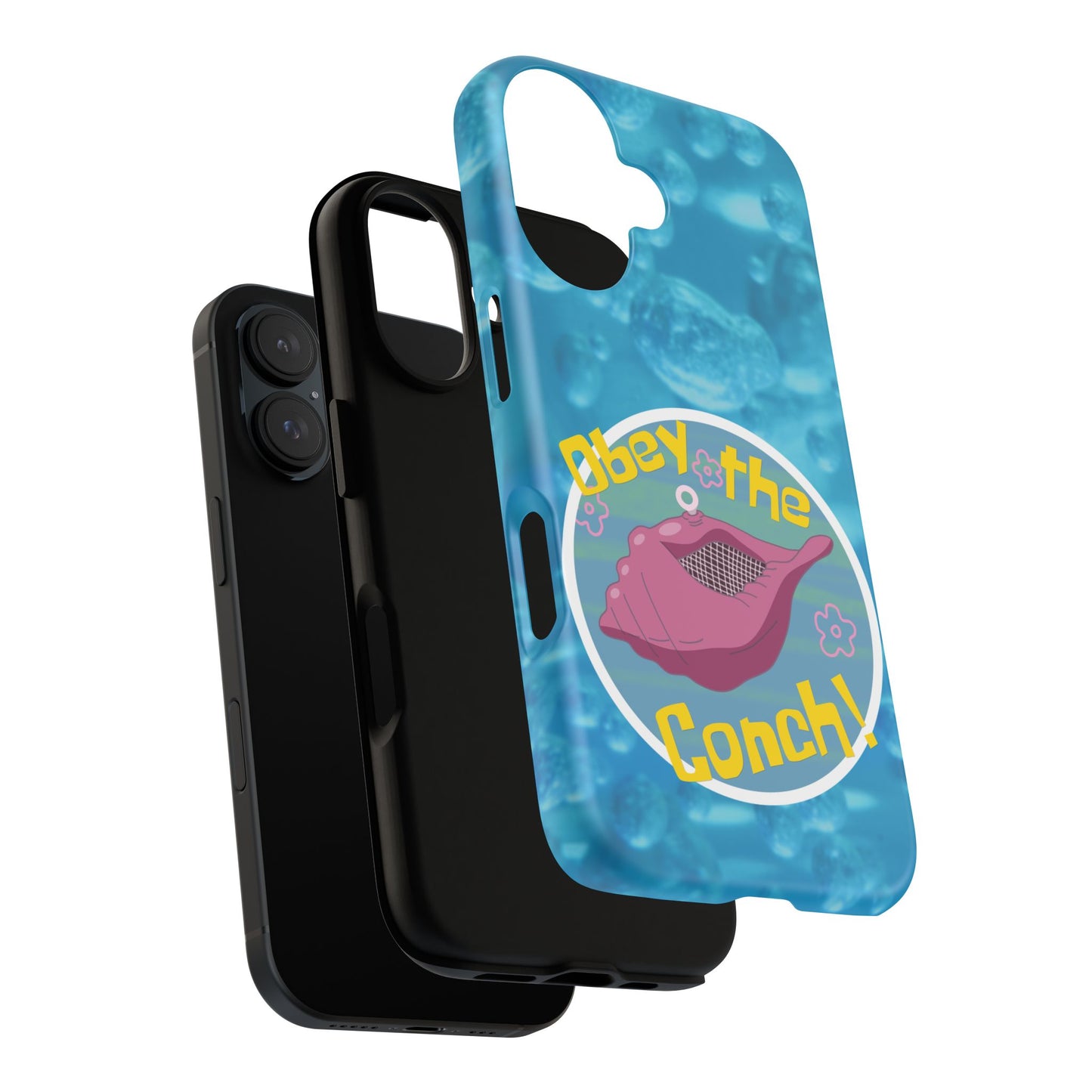 Phone Cases - Obey the Conch, Spongebob Design