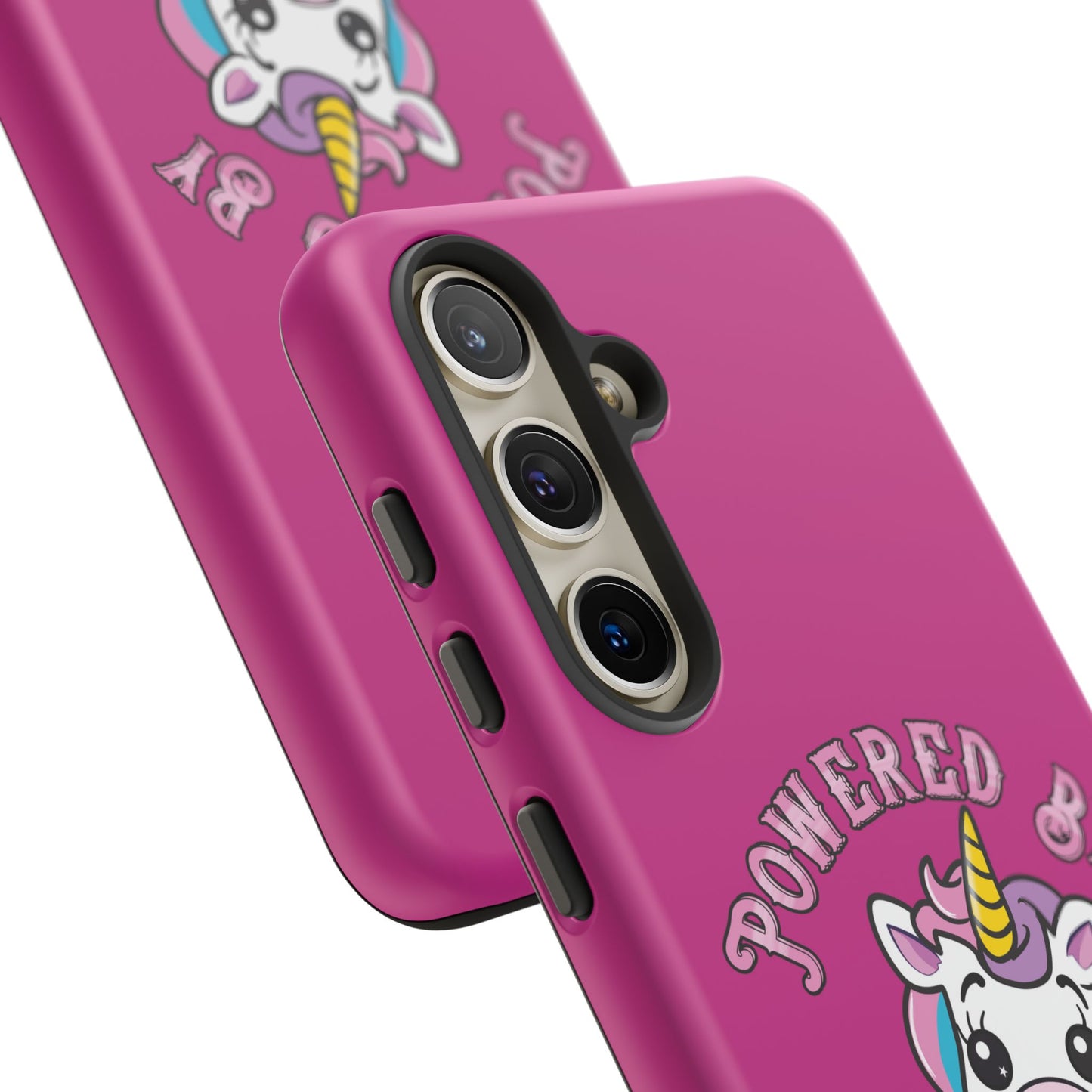 Phone Case - Powered by Unicorns and Chocolate