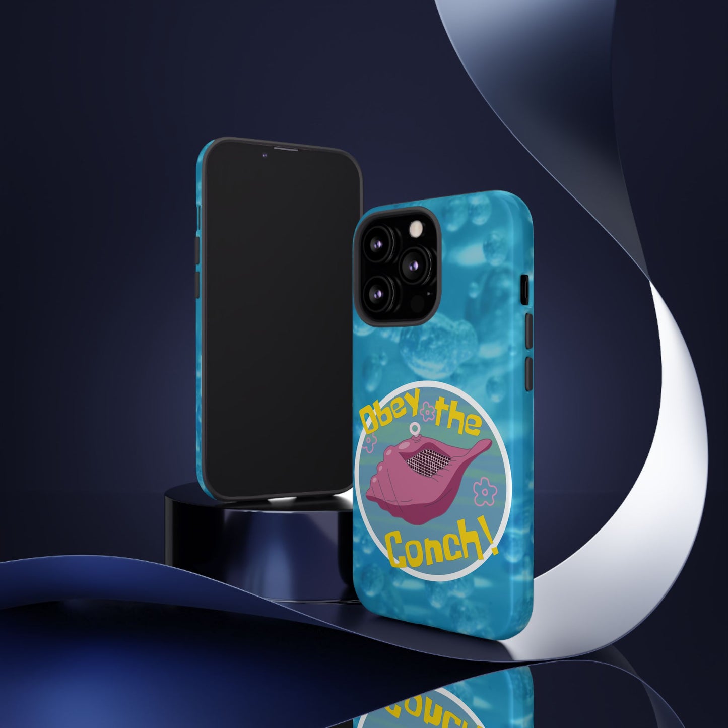 Phone Cases - Obey the Conch, Spongebob Design