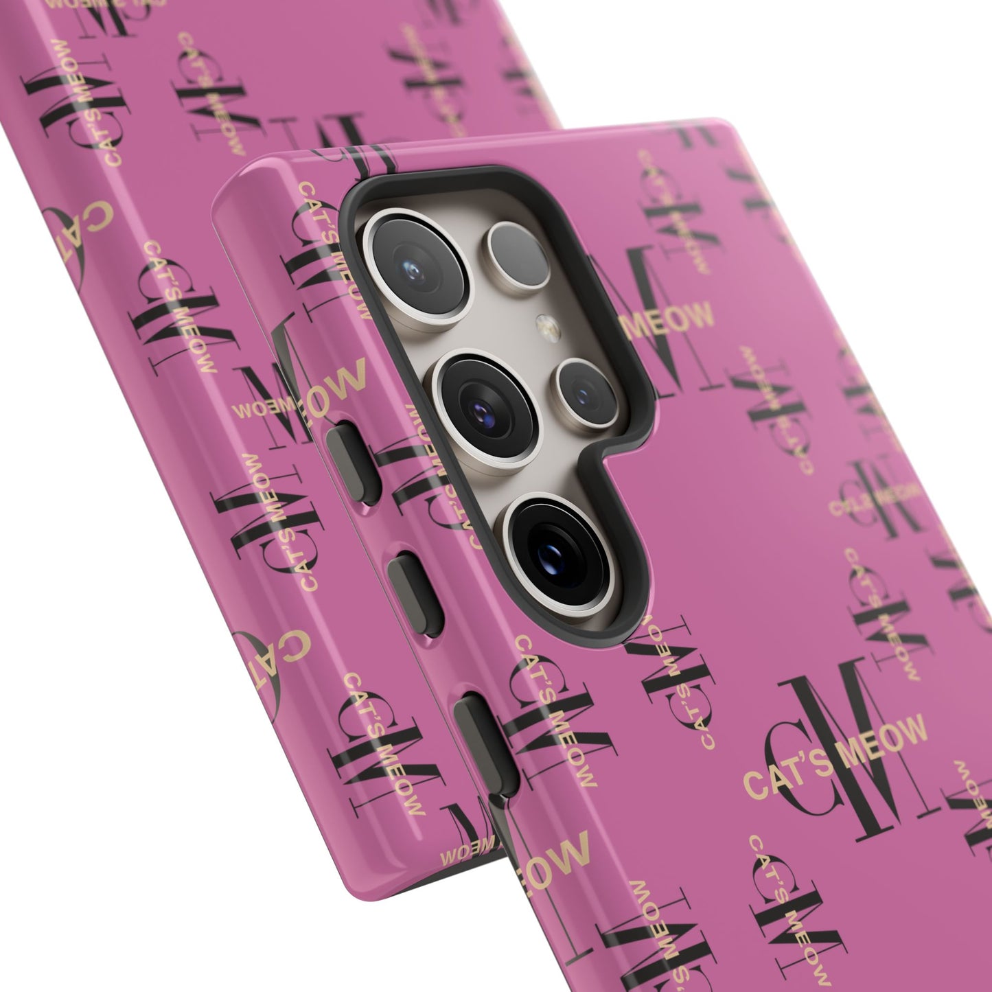 Phone Cases - Cat's Meow Logo Pattern Tough Cases