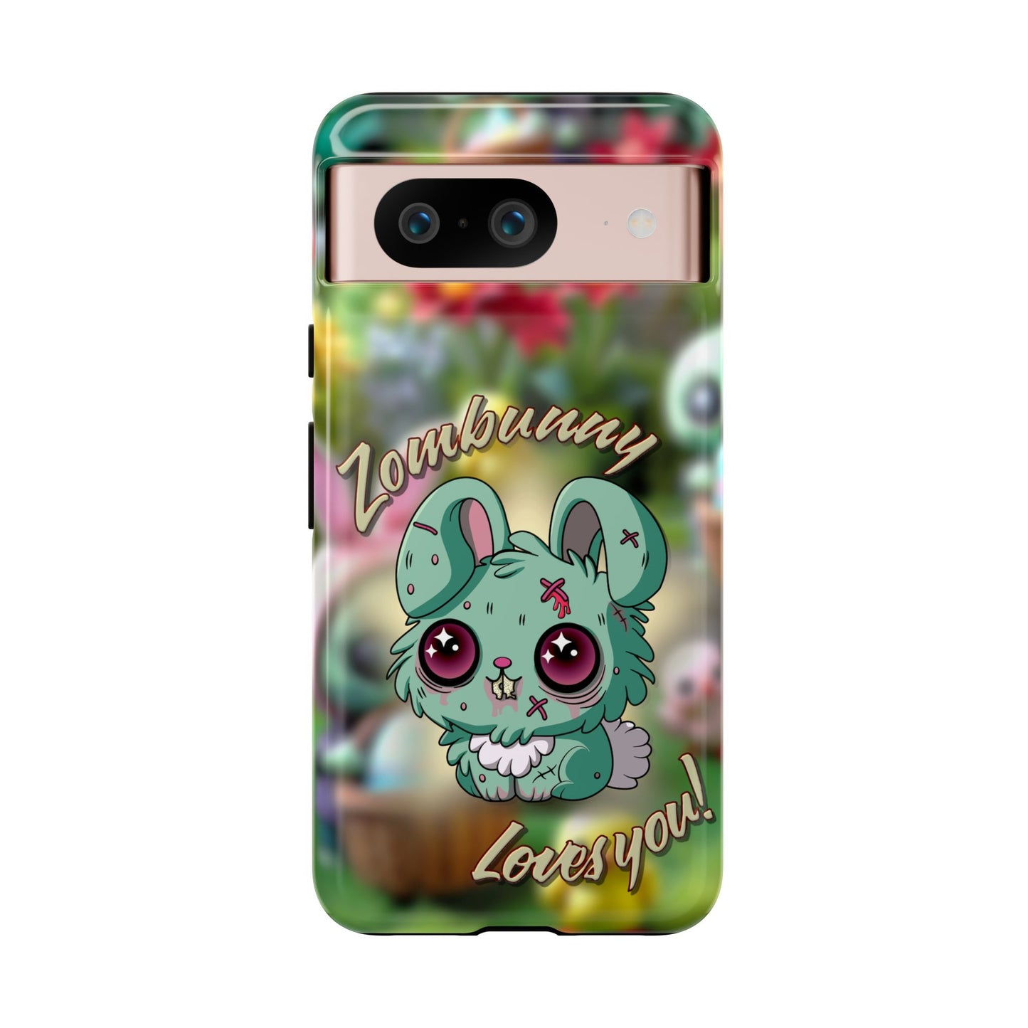 Phone Case - Cute Zombie Bunny - Zombunny Loves You