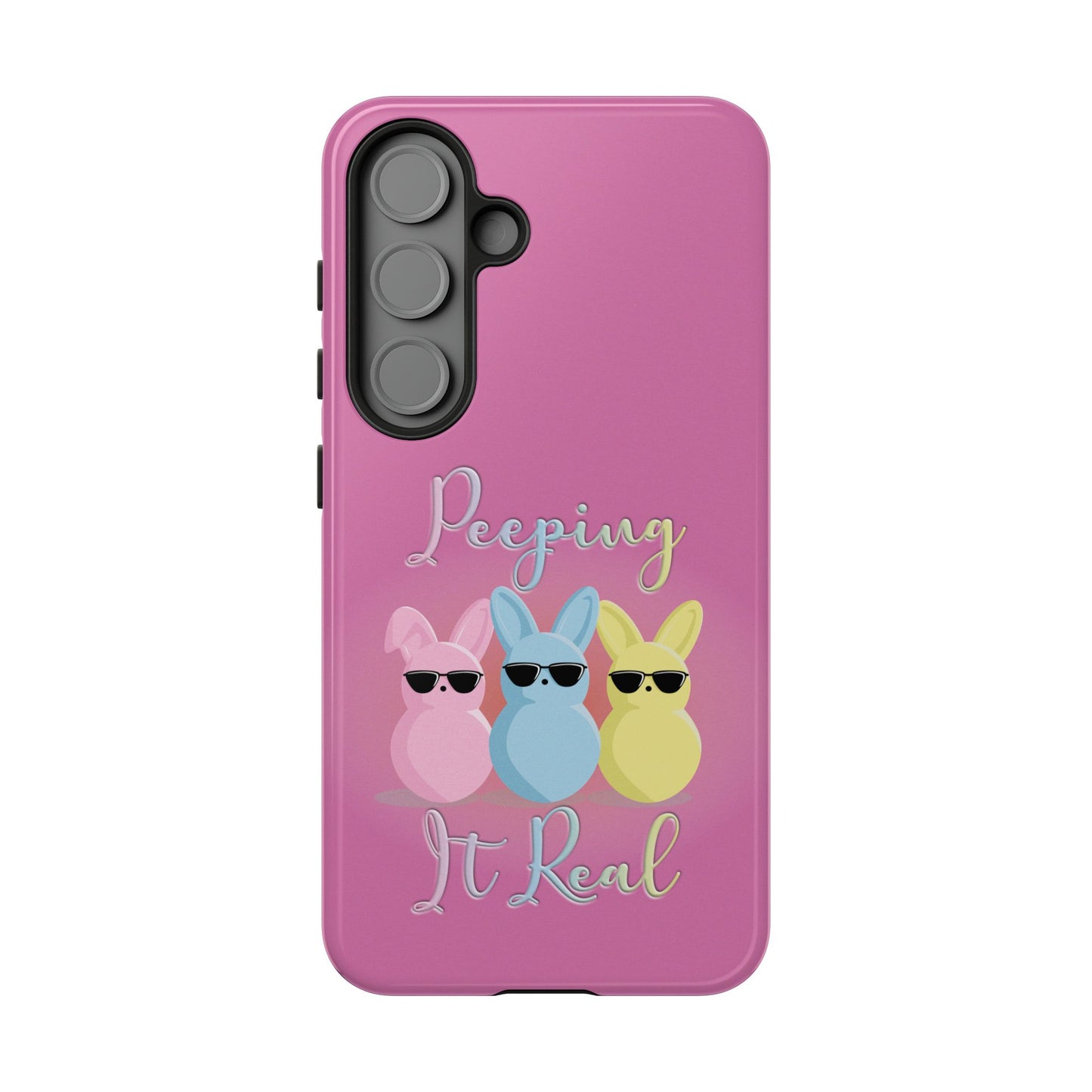 Phone Case - Peeping It Real Bunny Design for Easter & Spring