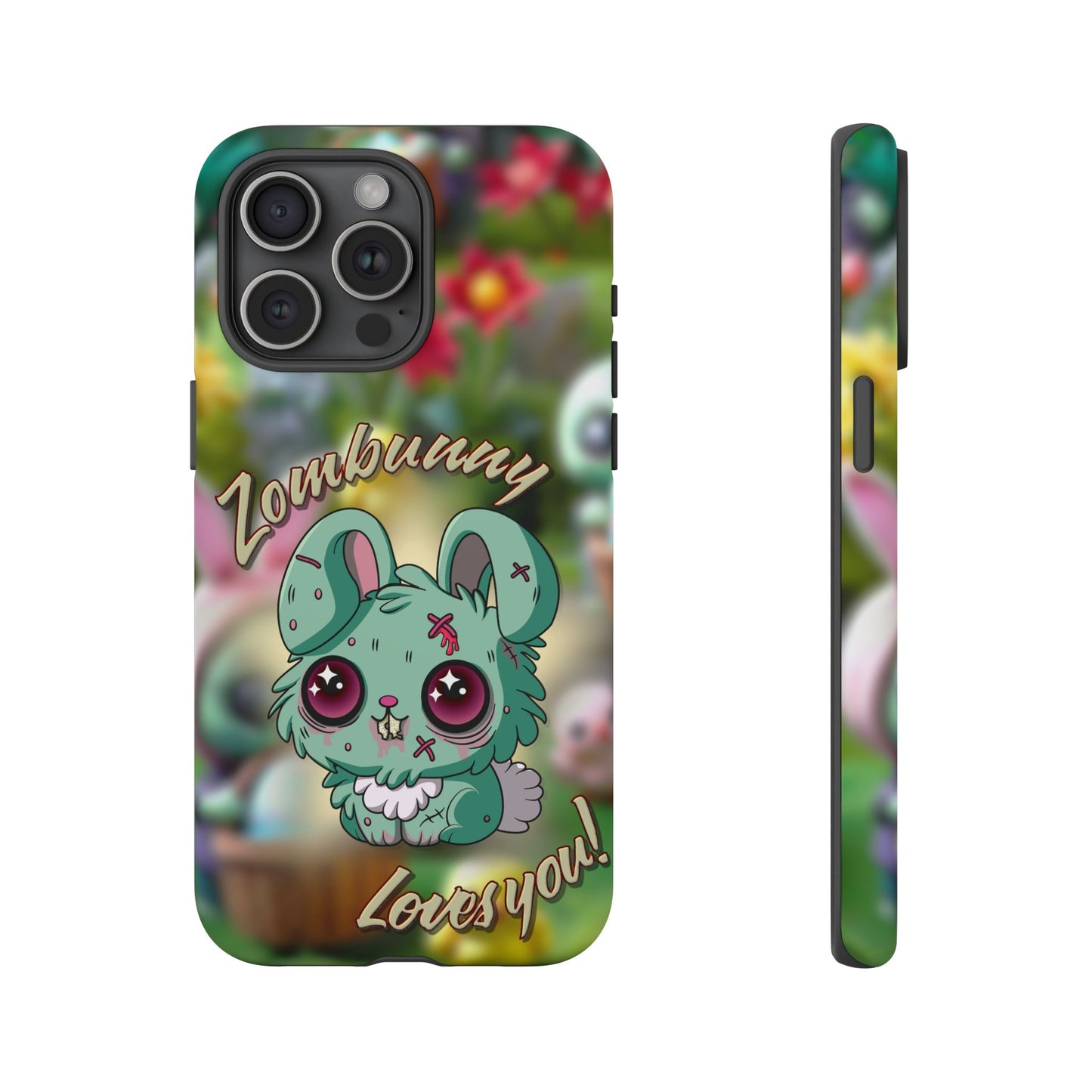 Phone Case - Cute Zombie Bunny - Zombunny Loves You