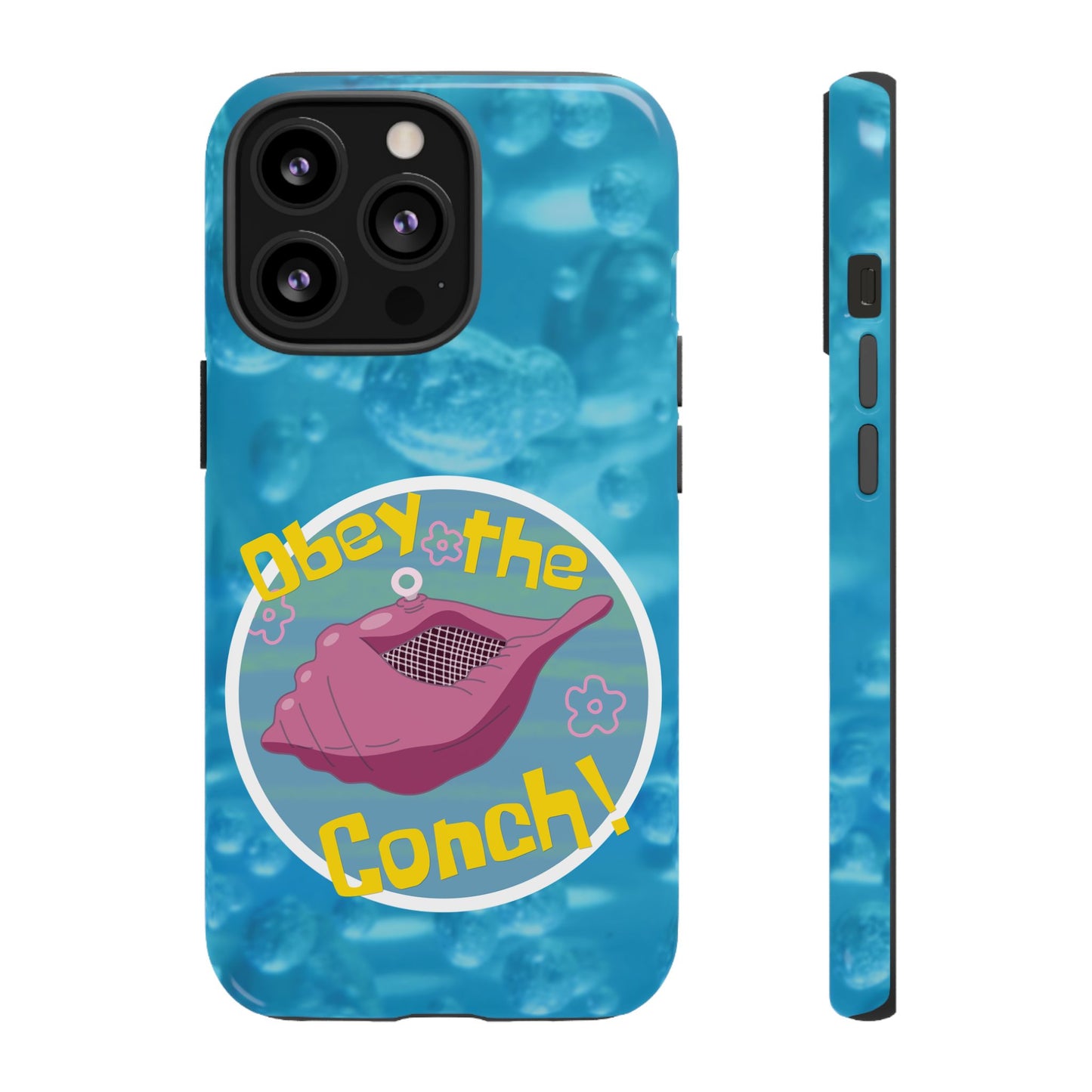 Phone Cases - Obey the Conch, Spongebob Design