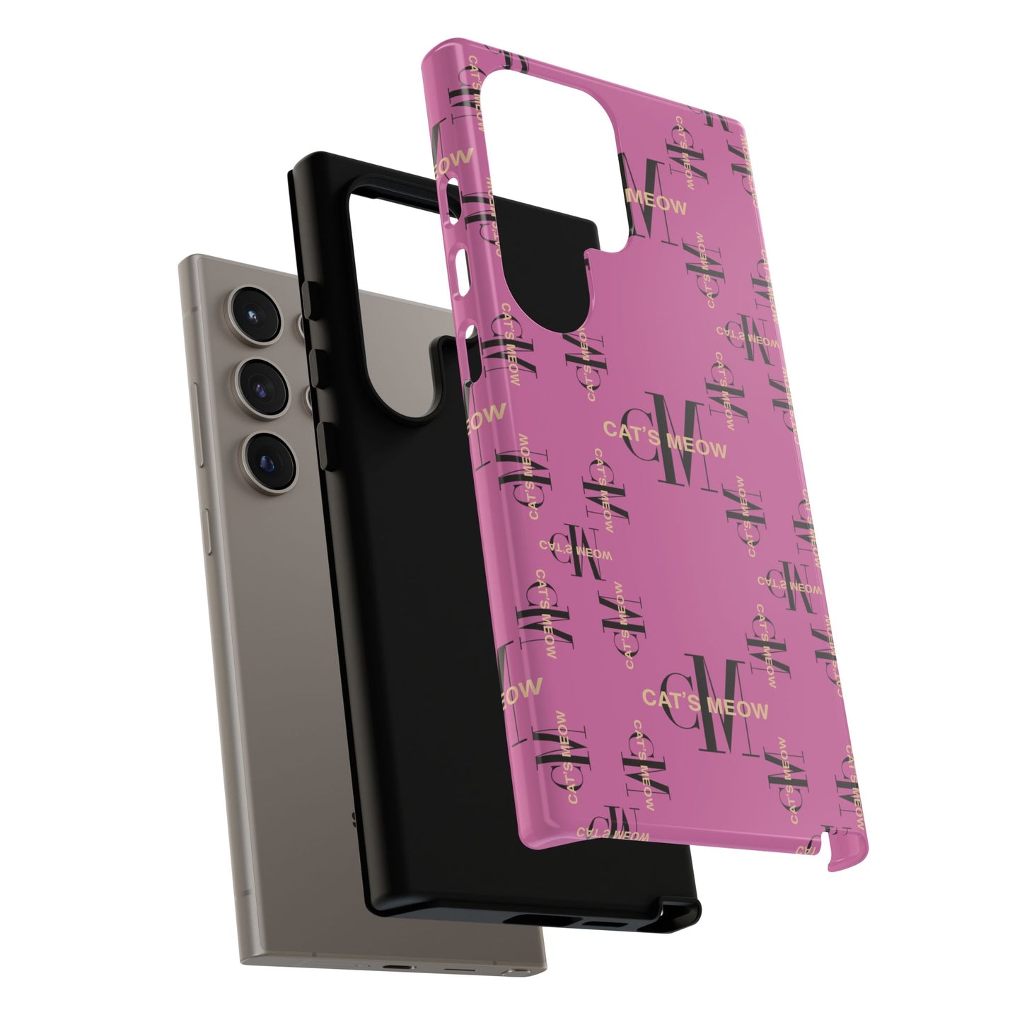 Phone Cases - Cat's Meow Logo Pattern Tough Cases