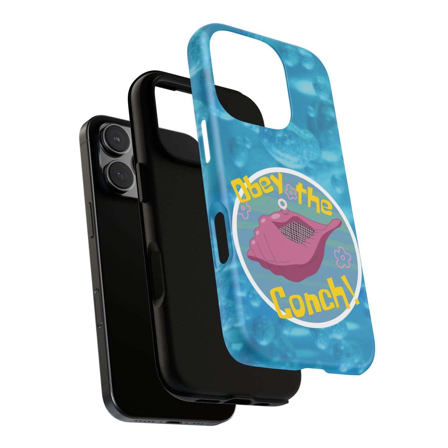 Phone Cases - Obey the Conch, Spongebob Design