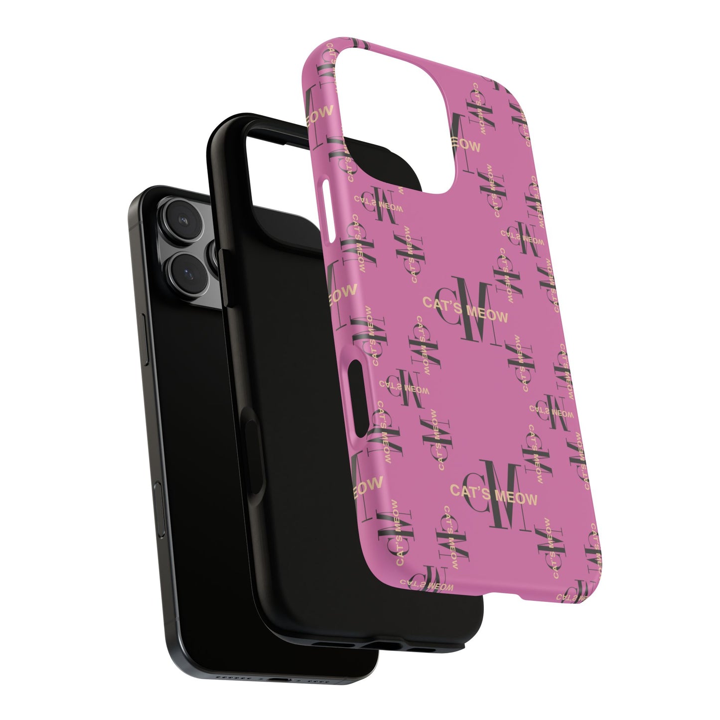 Phone Cases - Cat's Meow Logo Pattern Tough Cases