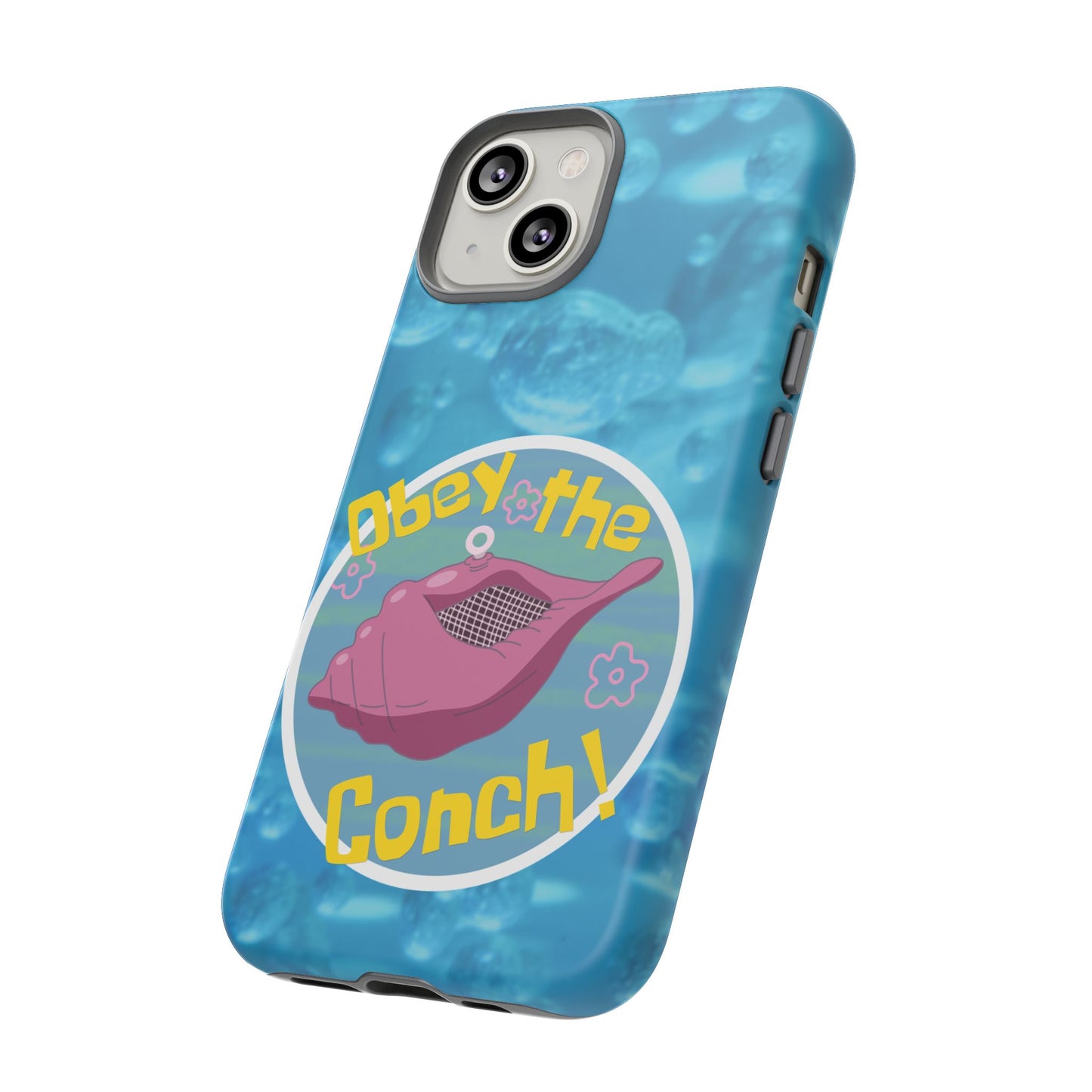 Phone Cases - Obey the Conch, Spongebob Design