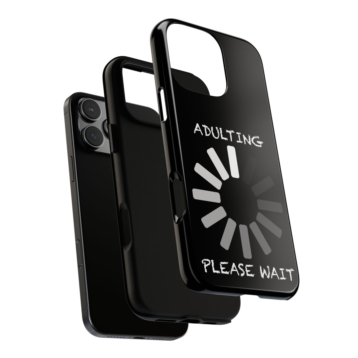 Phone Case - Adulting Please Wait Funny Tough Cases for Adults