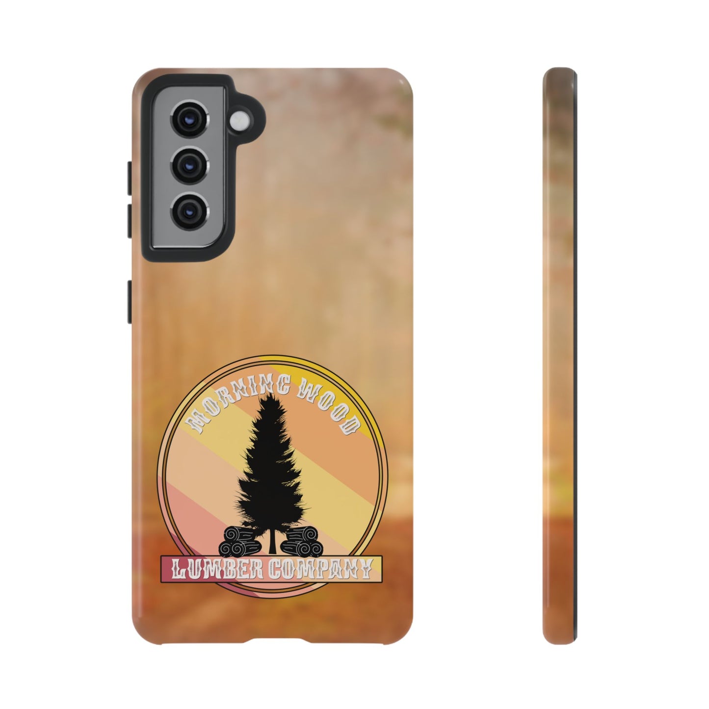 Vintage Morning Wood Phone Case - Tough Cases